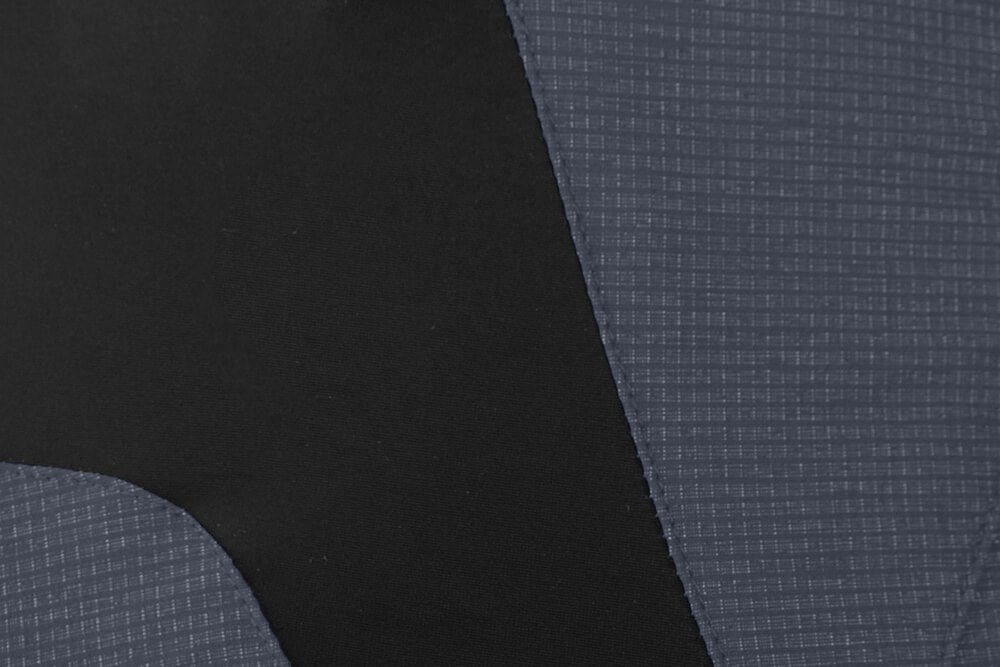 VINA Bergson gepolsterter elastisch, Damen (mit robust, Innenhose), Zipp-off Zip-off-Hose Radhose grau/blau Normalgrößen,