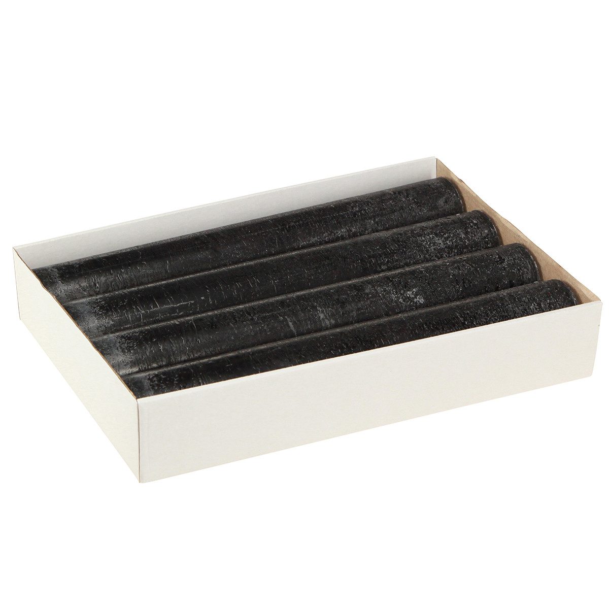 Florists Products Spitzkerze Elegante Schwarze Stabkerzen 50x300mm, Lange Brenndauer, 4er, 4 Stück – Bild 4 von 4