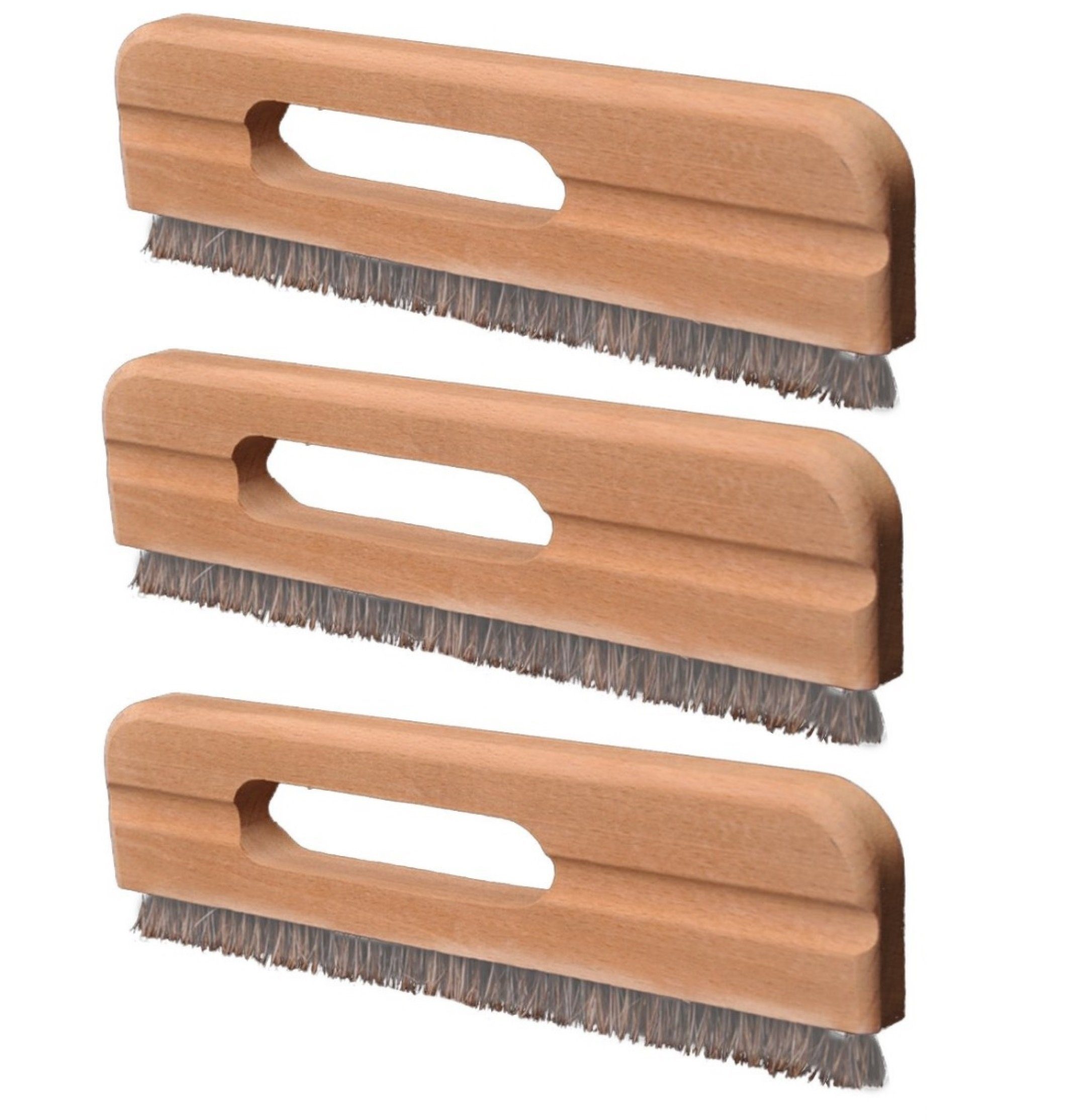 Tapezierbürste 3er Set - Tapezierbürste mit Griffaussparung, 270mm Tapezierbesen -