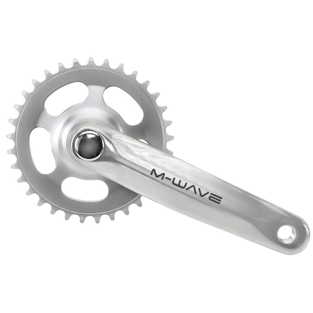 M-Wave Kettenschaltung M-Wave Mighty Kettenradgarnitur 1-fach 38 Zähne - Aluminium-Kurbel 170
