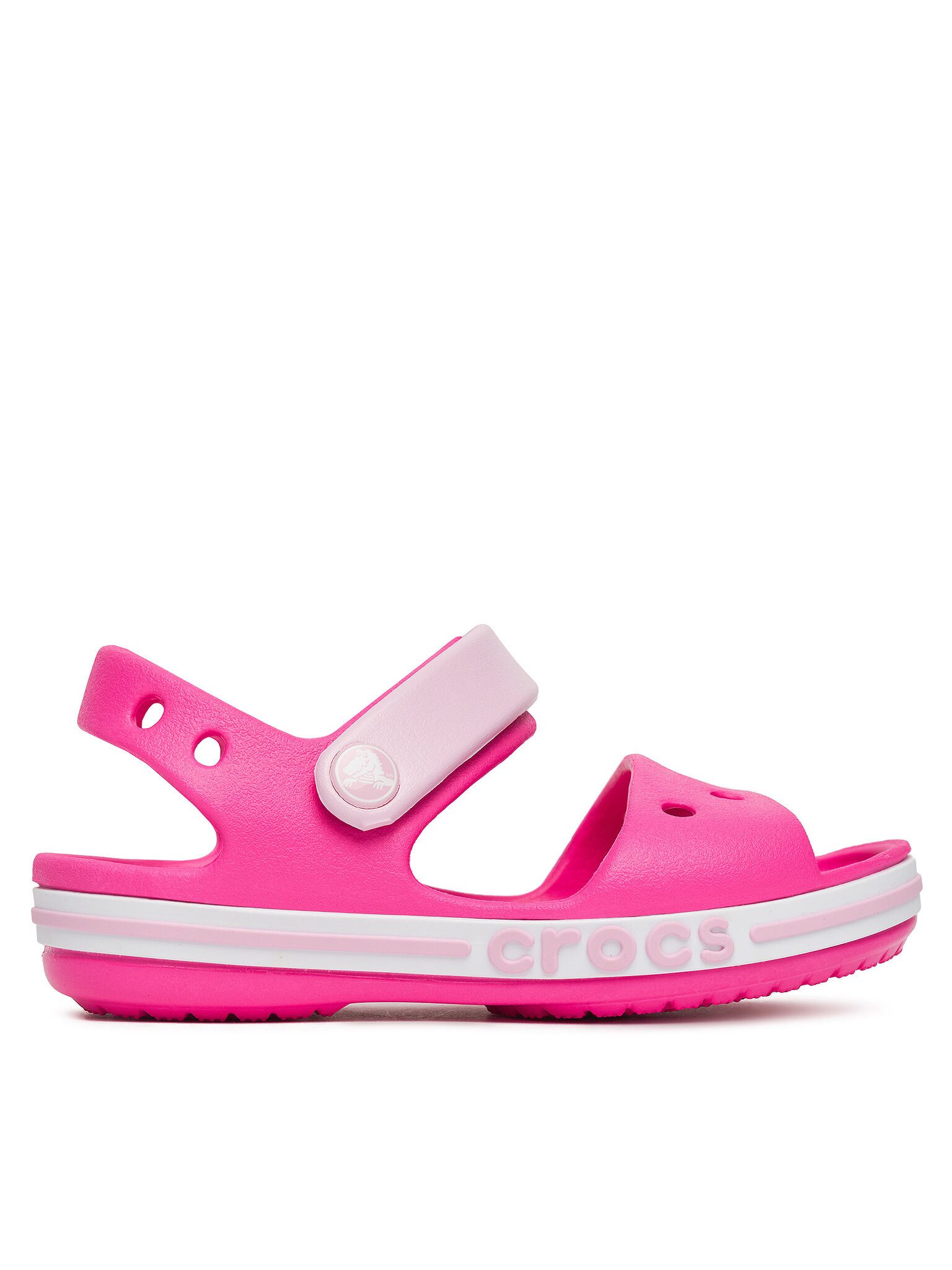 Crocs Crocs Mädchen Sandalen Crocs-BAYABAND SANDAL T 211055-6QQ Rosa Rosa Sandale