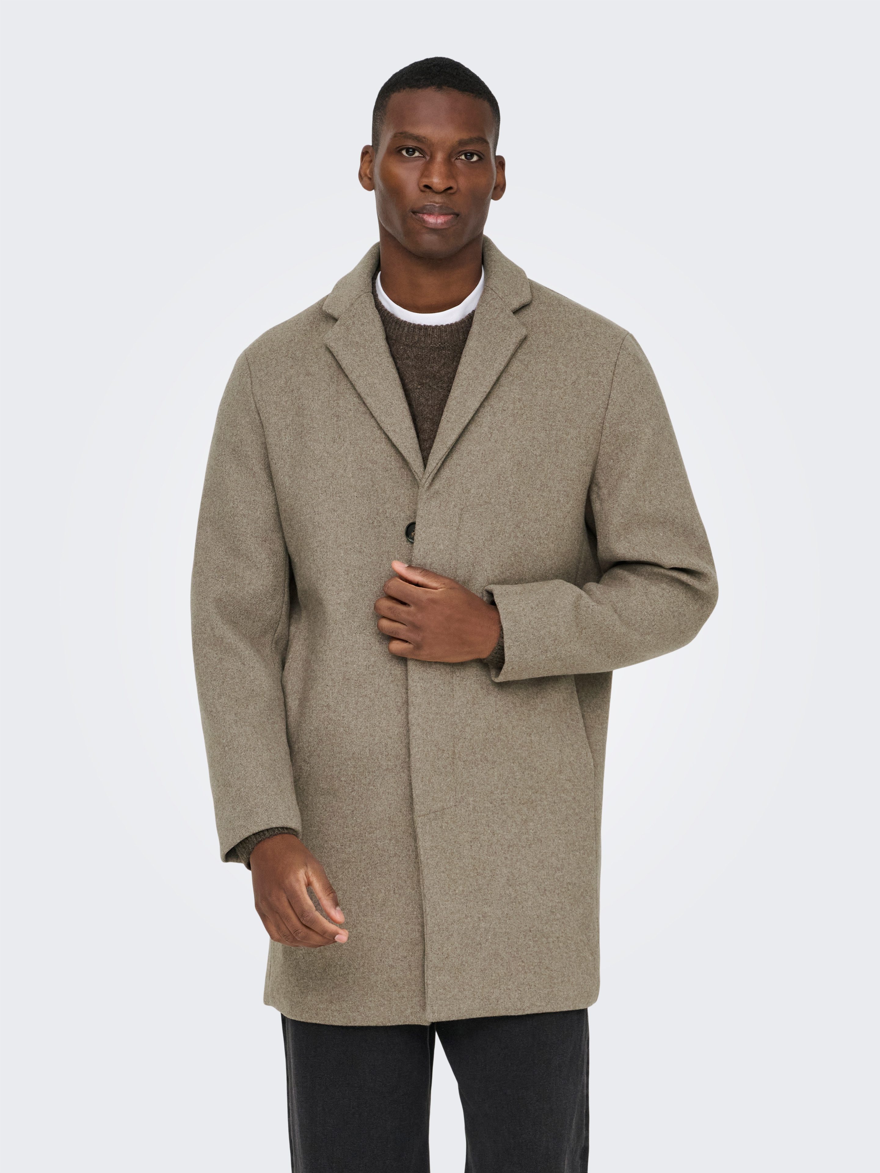 ONLY & SONS Kurzmantel ONSARON WOOL COAT OTW günstig online kaufen