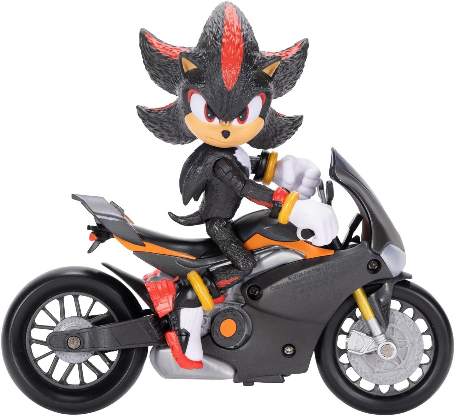 Jakks Pacific Actionfigur Sonic 3 der Film Shadow-Figur 15 cm beweglich Shadow-Mobile Schwarz 3+