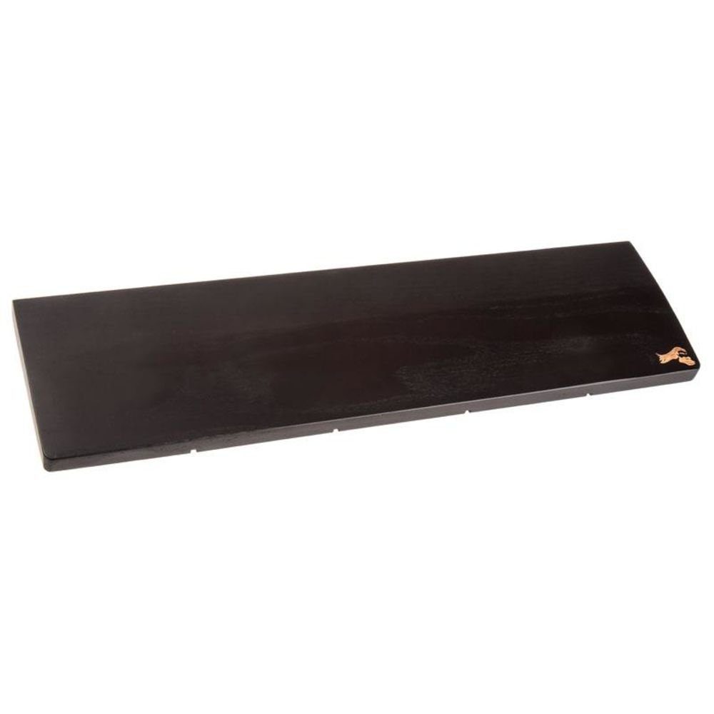 Glorious PC Gaming Race Tastatur-Handballenauflage TKL, 36 x 10 cm, 2,5 mm hoch, aus Holz, Rutschfeste Unterseite, Handballenunterlage, schwarz / braun