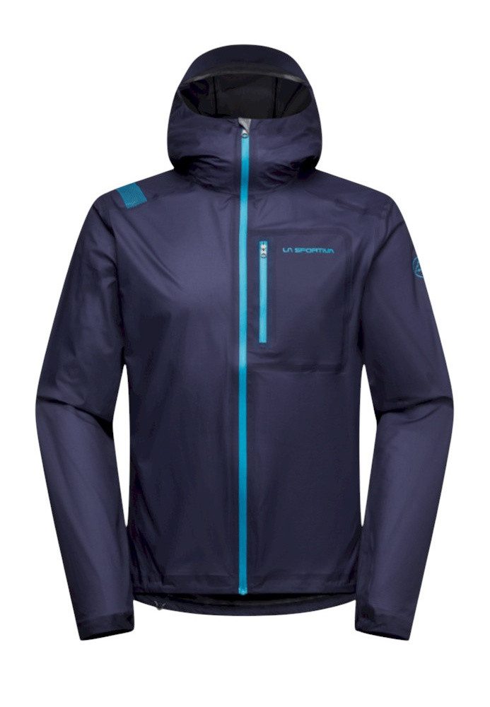 La Sportiva Softshelljacke Trail-Laufjacke Ethereal Pro (Hardschell, wasserdicht) dunkelblau