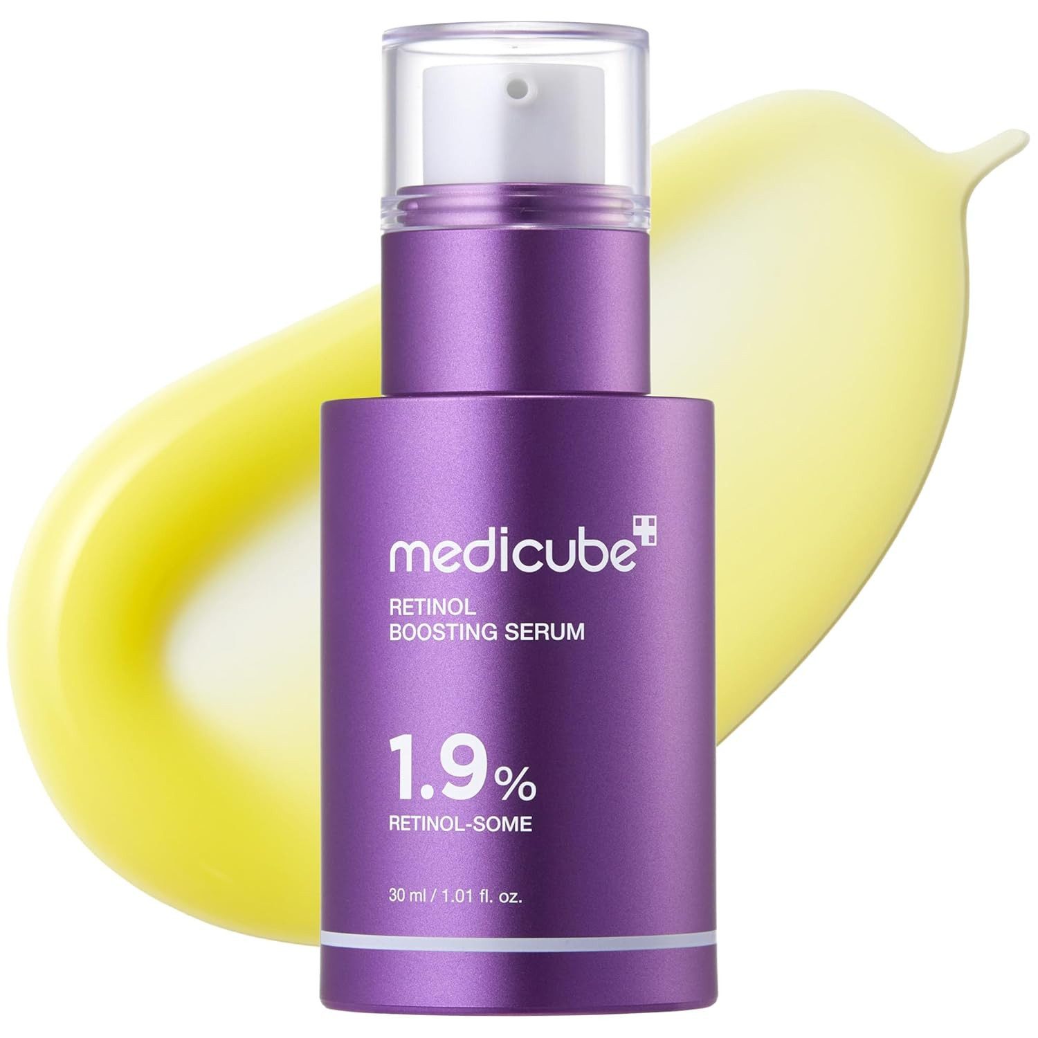 Medicube Gesichtsserum Retinol NMN Boosting Serum 30ml – 1,9% Retinol-Some, NMN, Peptide & Ceramide – Anti-Aging Nachtserum für straffe, prallere Haut –, für empfindliche & zu Akne neigende Haut
