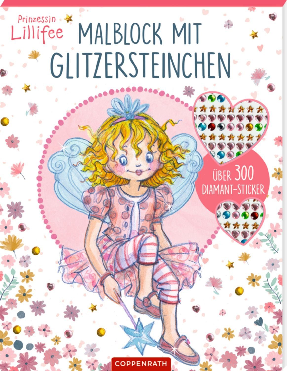 Malblock mit Glitzersteinchen - Prinzessin Lillifee / Monika Finsterbusch