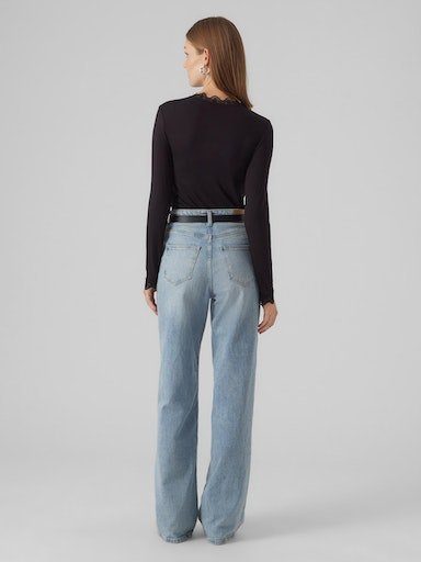 Vero Moda Stehkragenshirt VMROSA LS HIGHNECK TOP JRS NOOS günstig online kaufen