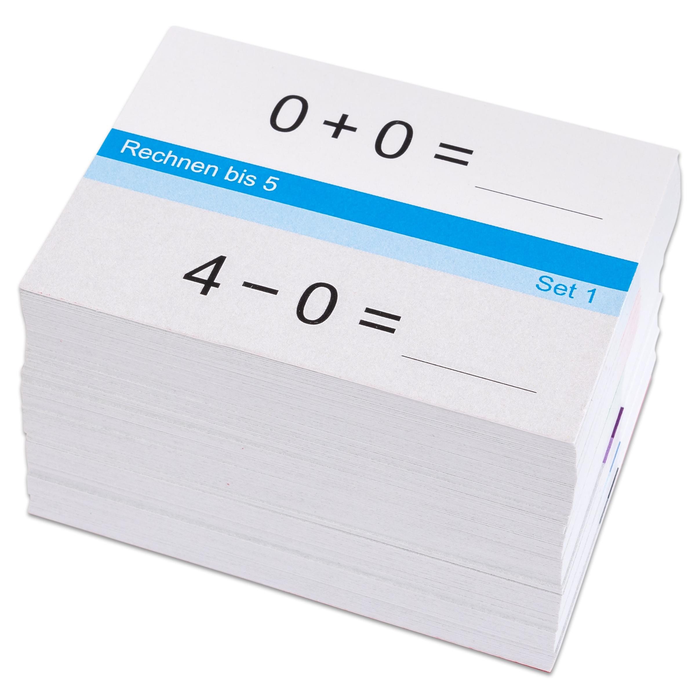 Betzold Karteikarten Selbstlernkarten Mathe in der Grundschule, 5er-Set