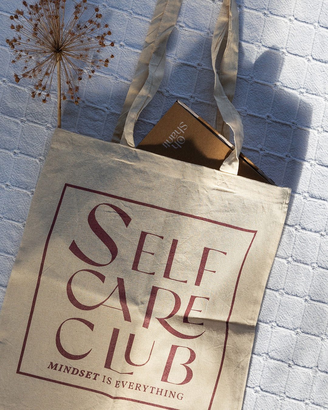 Oh Shanti Tragetasche Selfcare Club Jutebeutel Bio-Baumwolle, Nachhaltig produziert, vegan