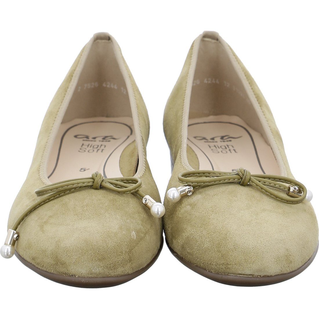 Ara Ara Schuhe, Ballerina Damen - grün Rauleder Ballerina 044951 Sardinia