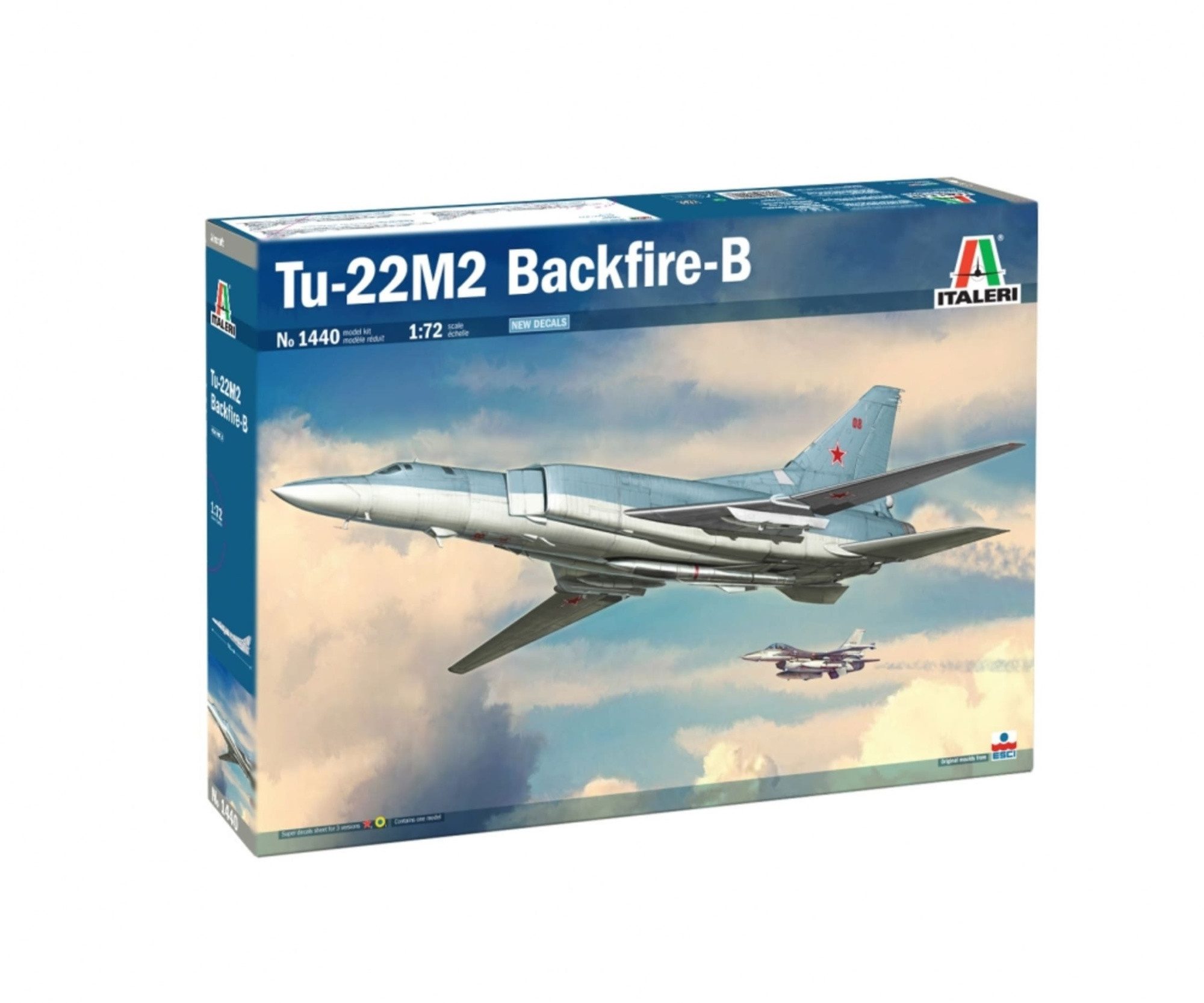 Italeri Modellbausatz Italeri 1:72 Tu-22M2 Backfire B Plastik Modellbausatz