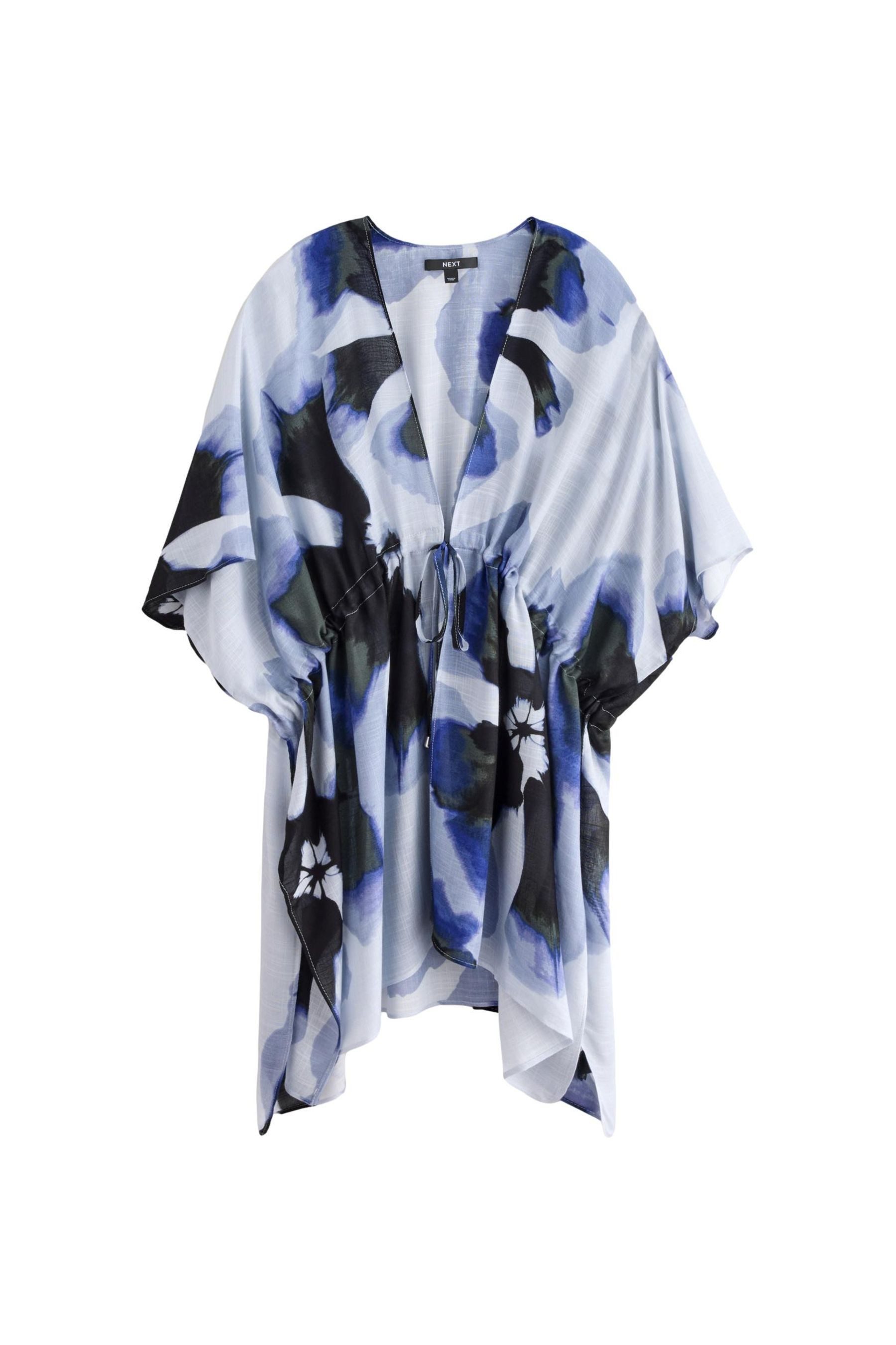Next Strandkleid Langer Kimono mit Bindegürtel günstig online kaufen