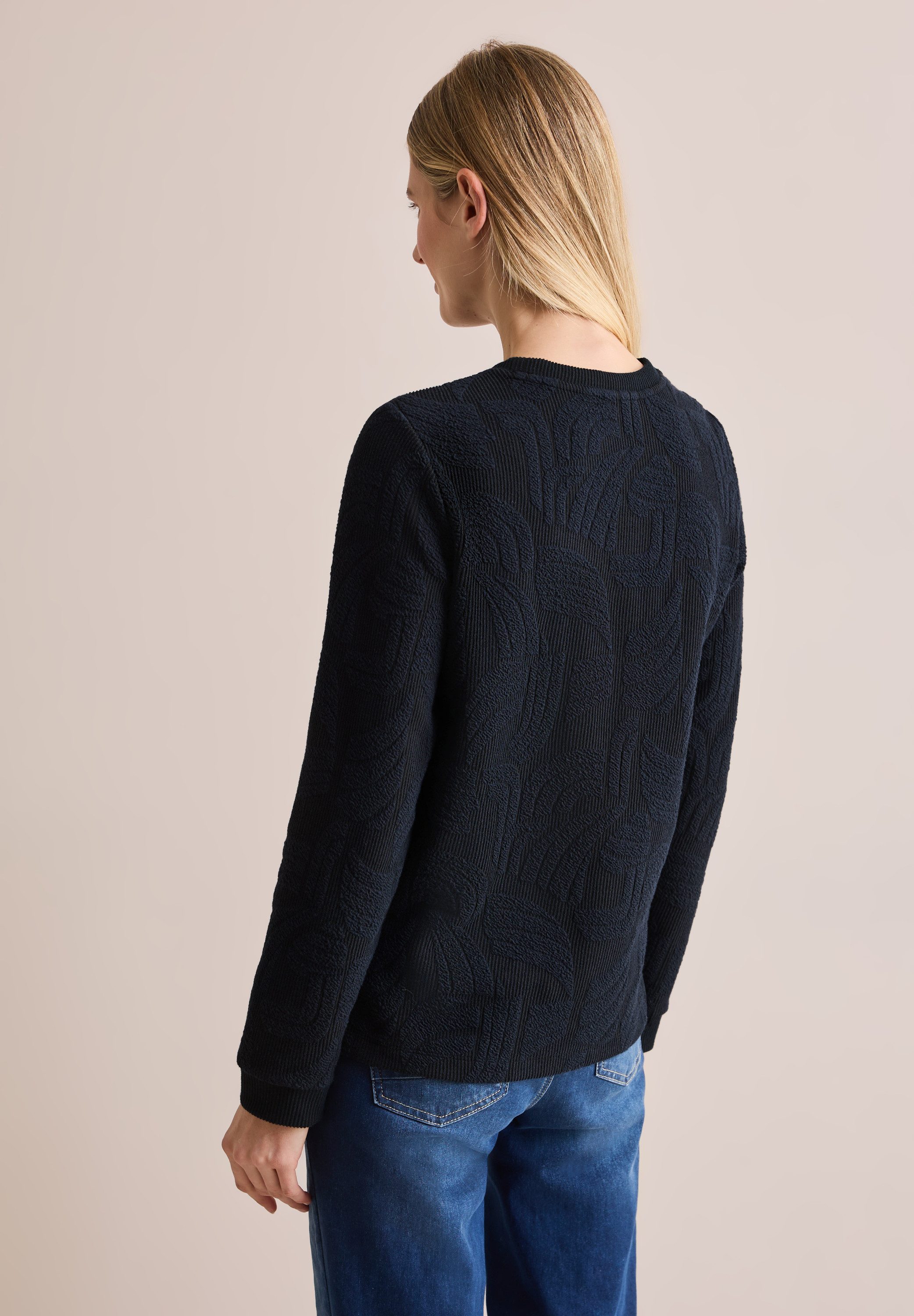 CECIL Langarmshirt mit grafischem Muster günstig online kaufen