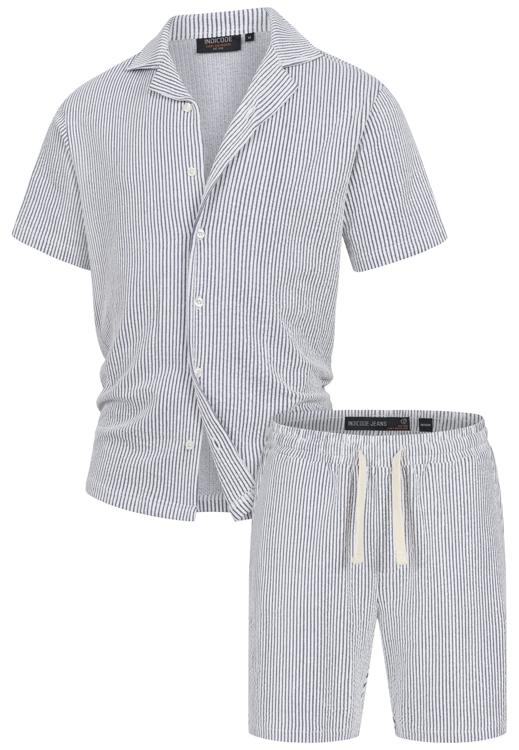 Indicode Sweatshorts INLino Set aus hochwertigem günstig online kaufen