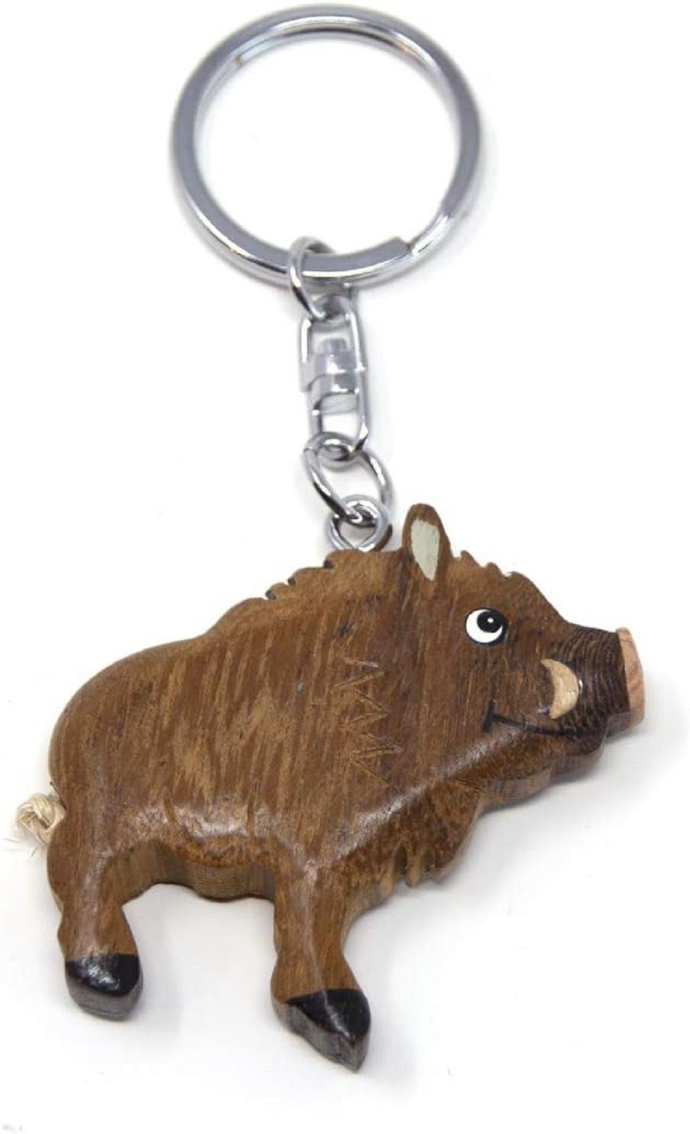 Cornelißen Anhänger Schlüssel Holz Anhänger Wildschwein-Schlüsselanhänger aus Holz (1-tlg)
