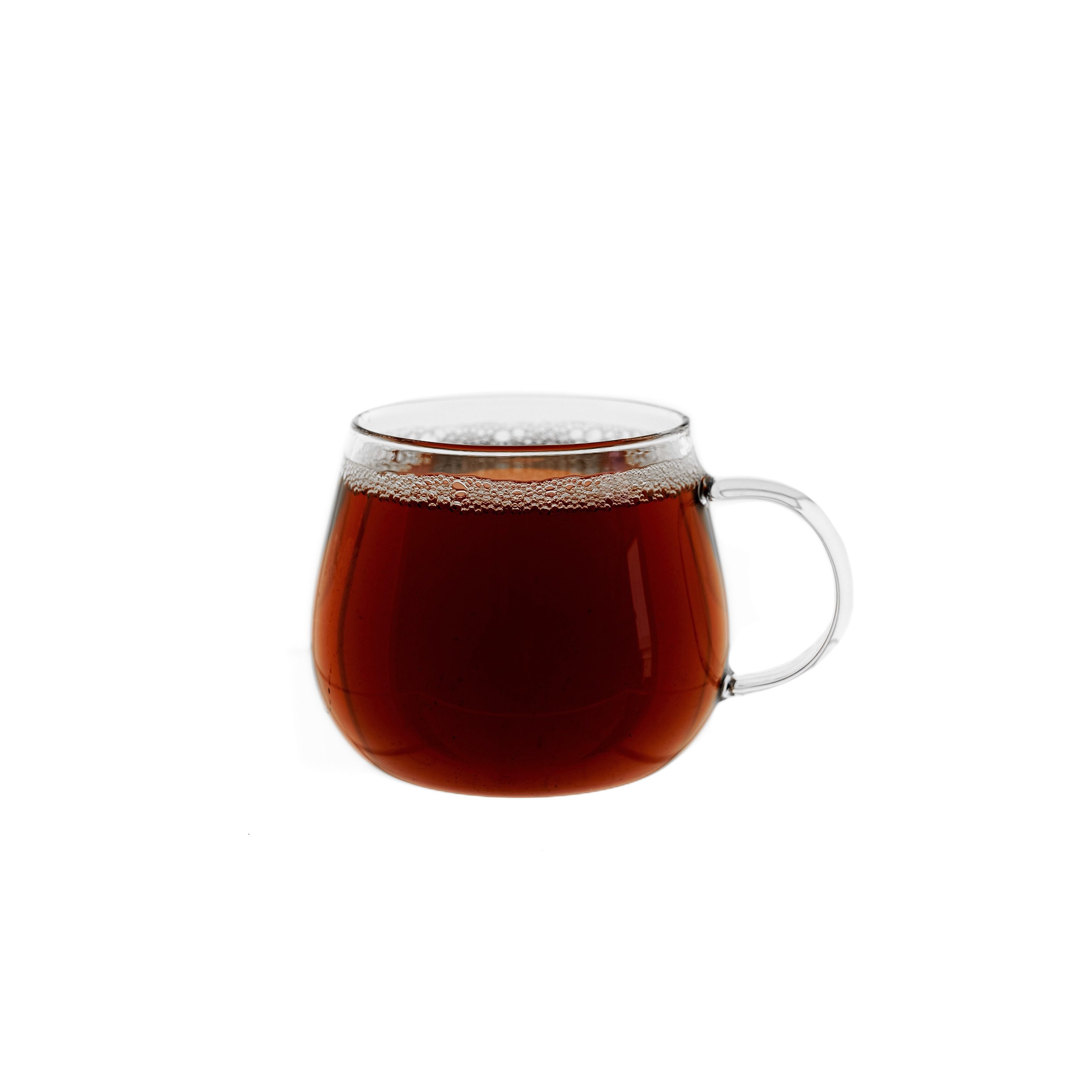 Almina Gläser-Set Sole Mio mit Henkel - 400 ml, aus hochwertigem Borosilikatglas, 6-tlg., Borosilikatglas, mit Henkel, 400 ml, Hitzebeständig