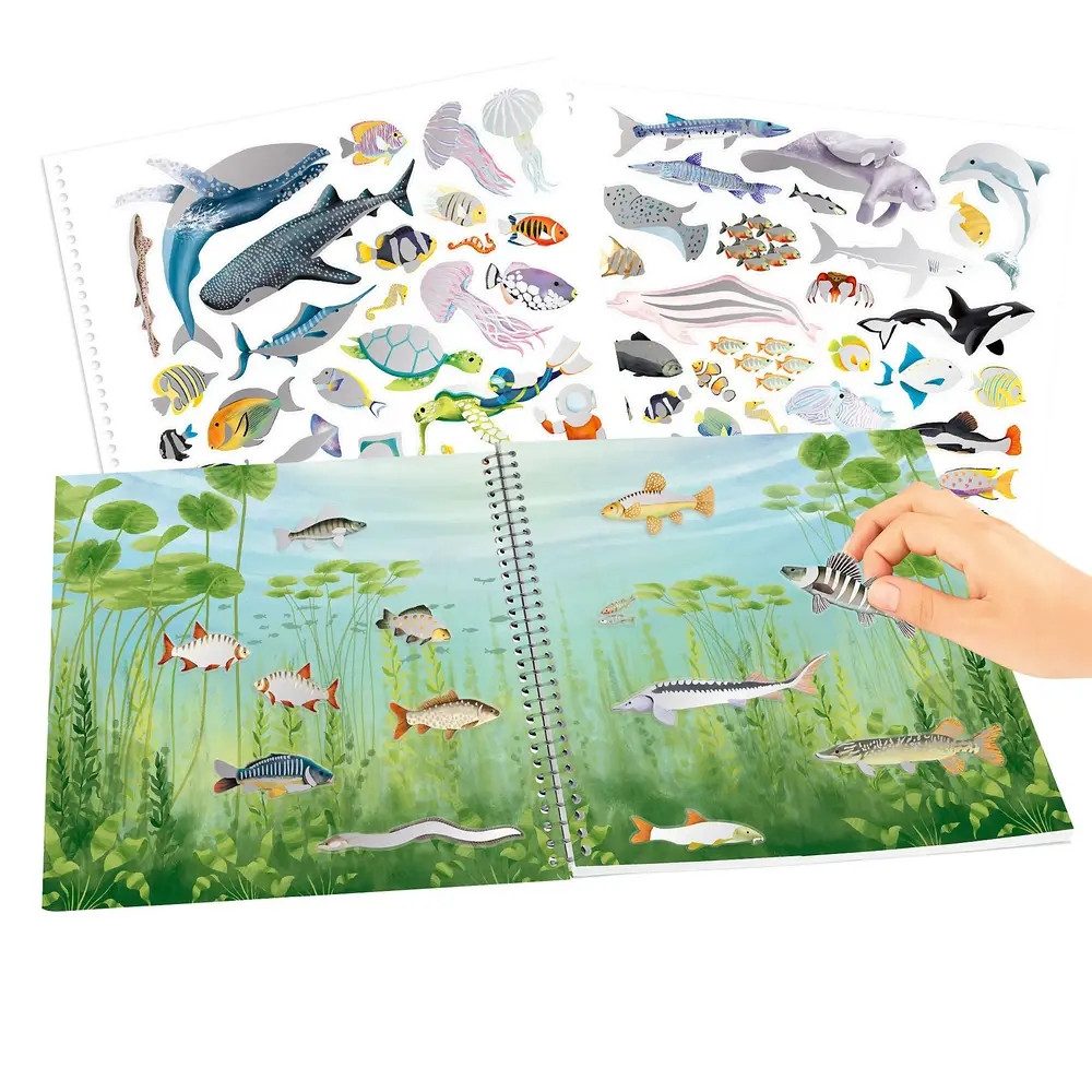 Depesche Sticker Create your Ocean Life mit Holofolien Stickern