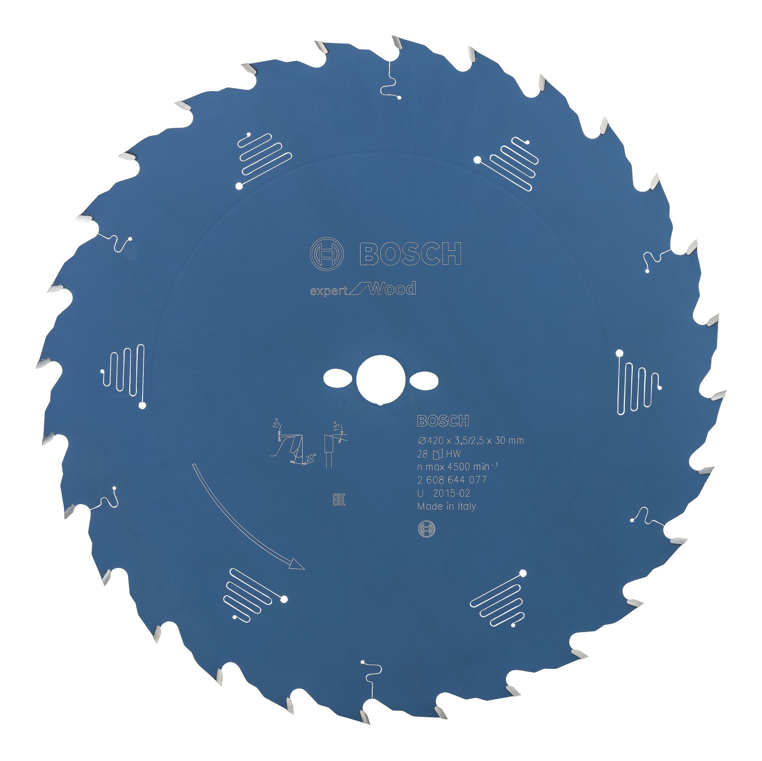 28Z, 420 mm x Kreissägeblatt 30 x BOSCH 3,5 - For Expert Wood