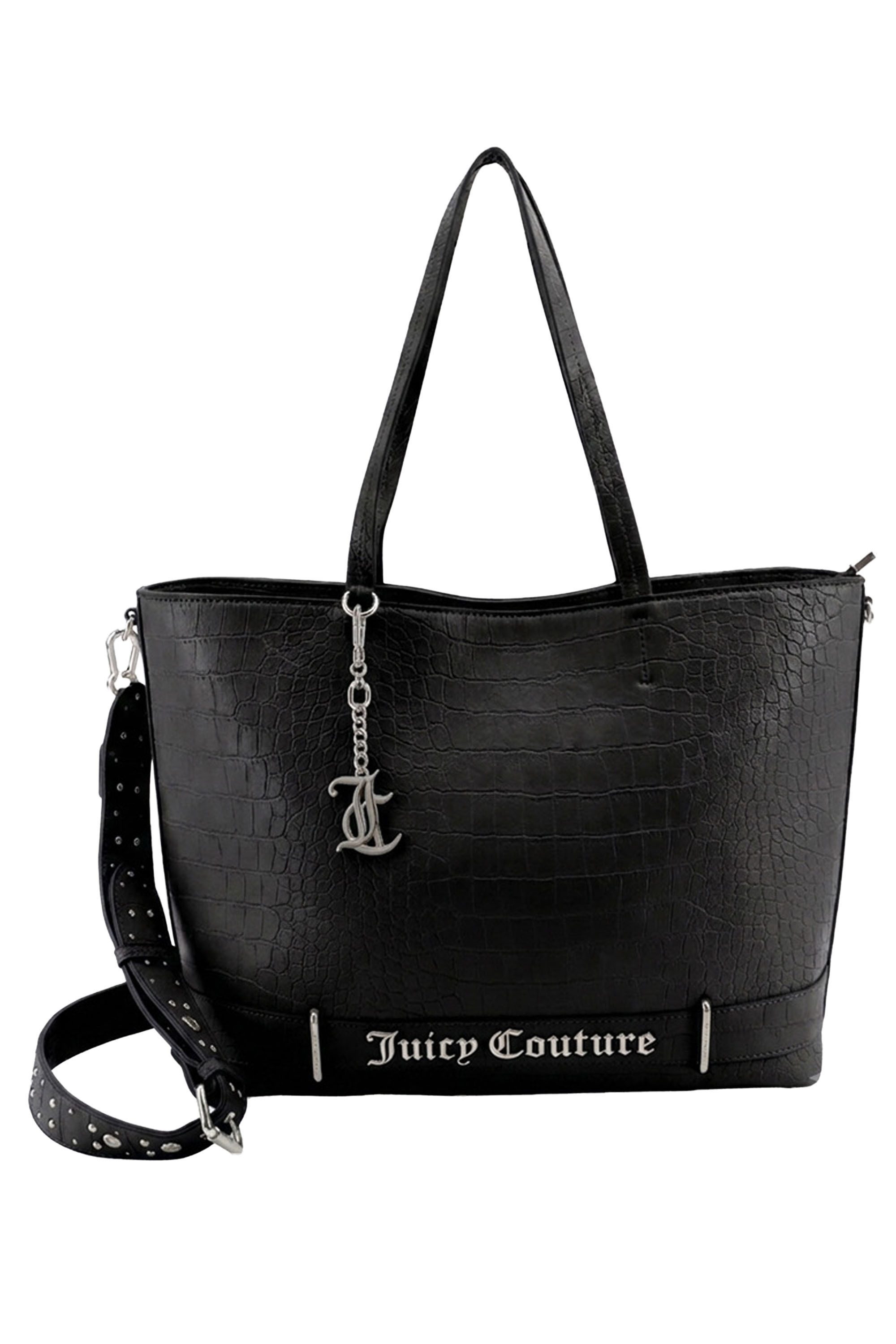 Juicy Couture Tragetasche JASMINE CROCO LARGE SHOPPING Damen, Tragetasche Damen, Shopper, Einkaufstasche, Fashion, Lifestyle, Sale