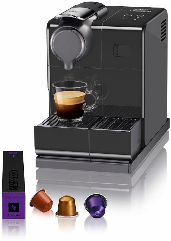 Nespresso Kapselmaschine Lattissima Touch EN 560.B von DeLonghi, Black,  inkl. Willkommenspaket mit 14 Kapseln