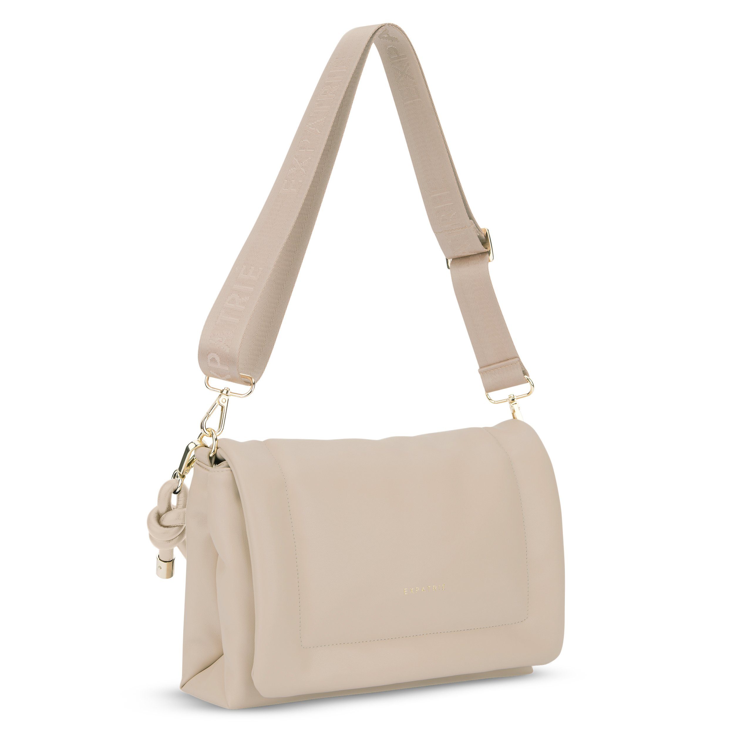 Expatrié Umhängetasche Zoe Medium Handtasche Damen Stylische Tasche, Veganes Kunstleder, Verstellbarer Schultergurt