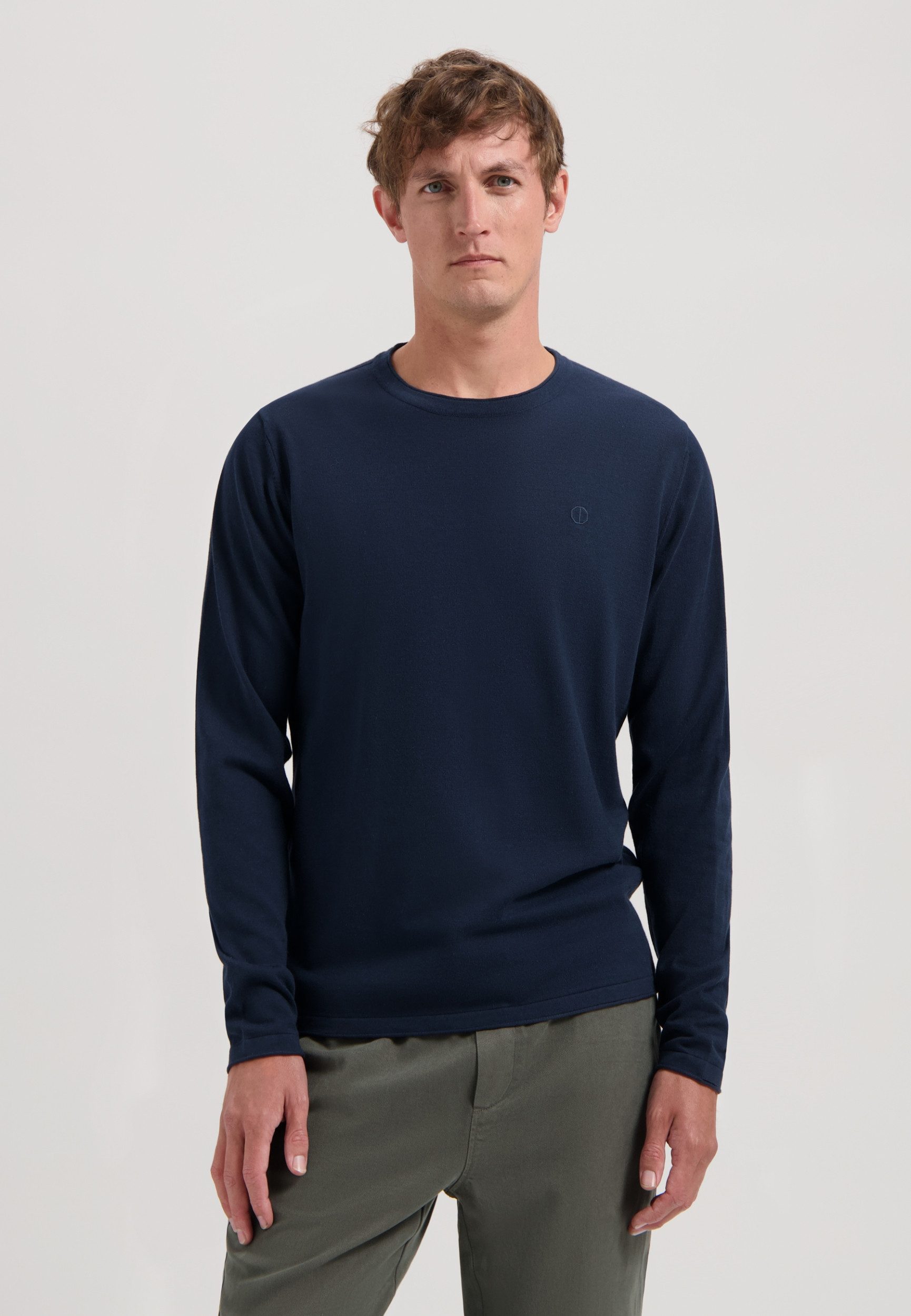 Strickpullover DS_Gage Crewneck Dk. Navy