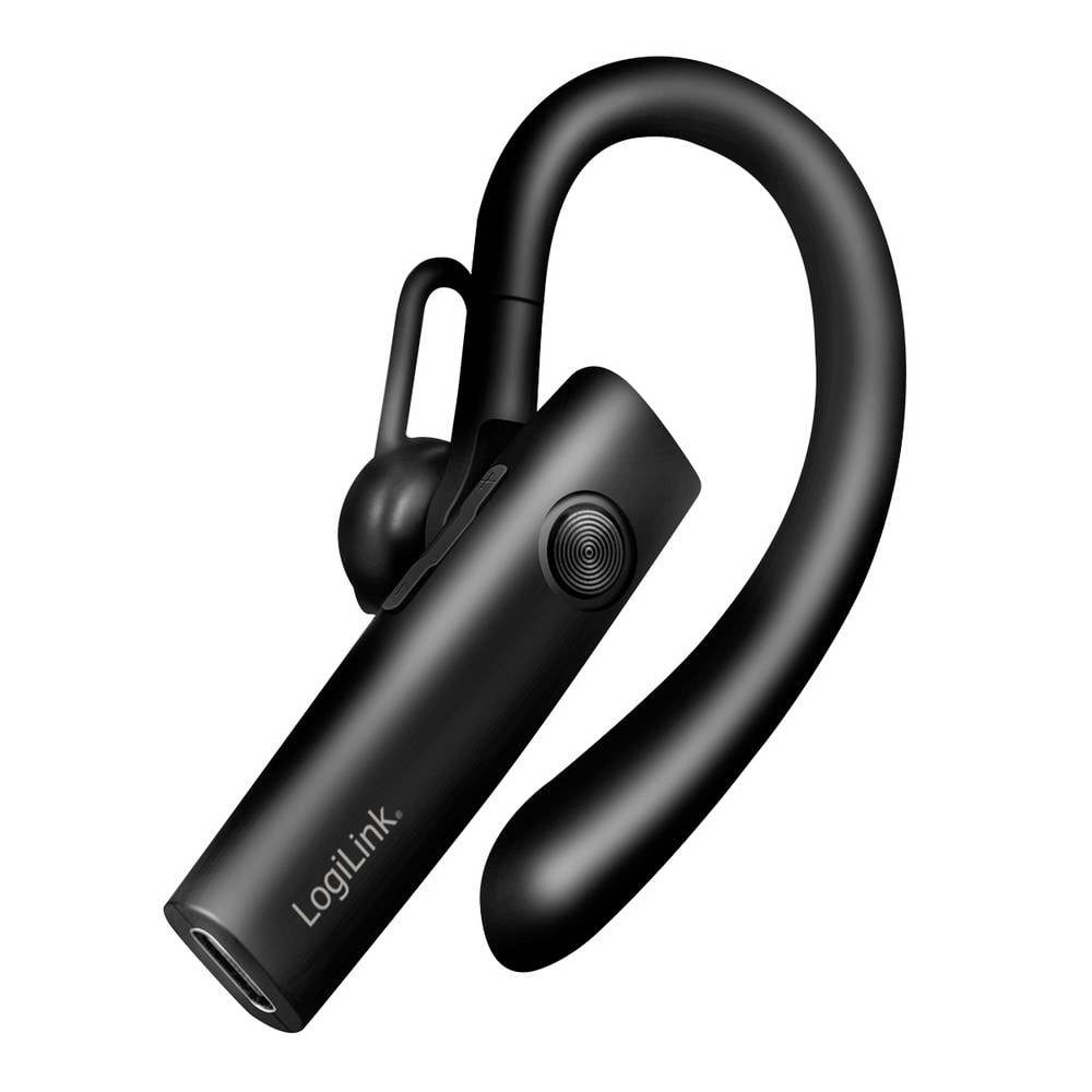 LogiLink BT0078 In Ear Headset Bluetooth® Schwarz Kopfhörer