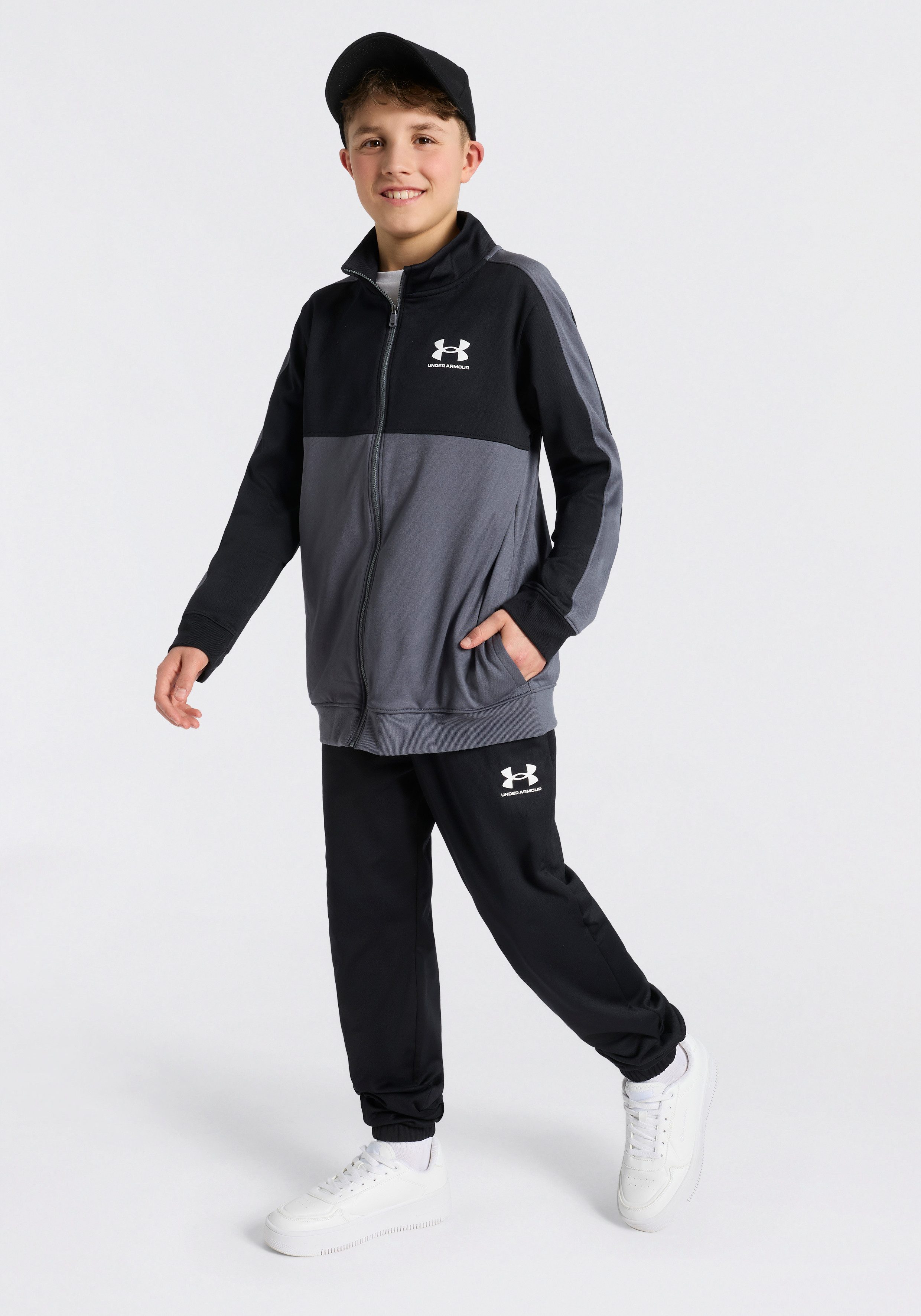 Under Armour® Trainingsanzug UA Rival CB Knit Track Suit, mit praktischen Taschen, Ansicht 1