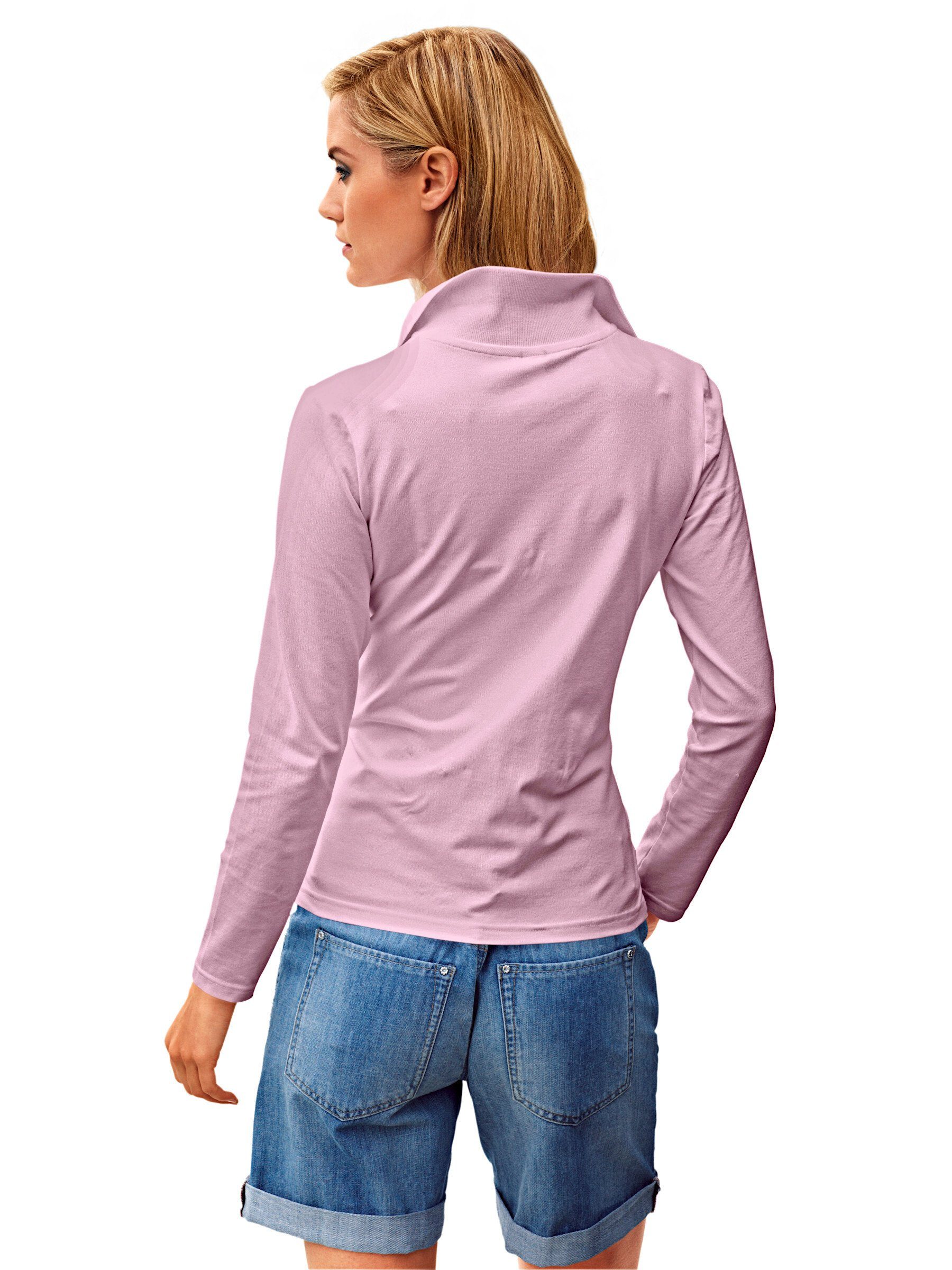 heine T-Shirt Poloshirt Langarm .