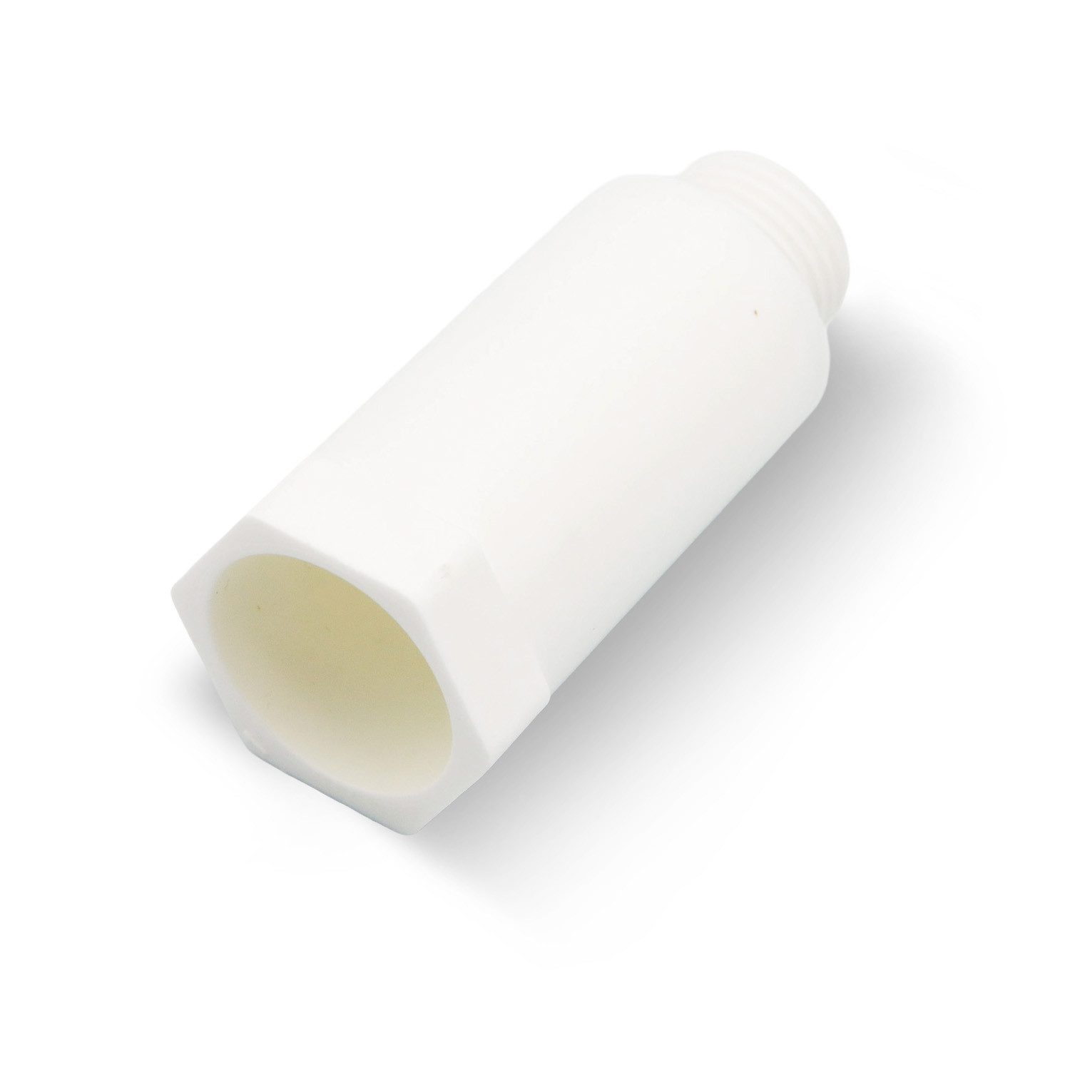 Haas Otto Gewindefitting Weißer Baustopfen 1/2 Zoll für Warm- und Kaltwasserleitungen