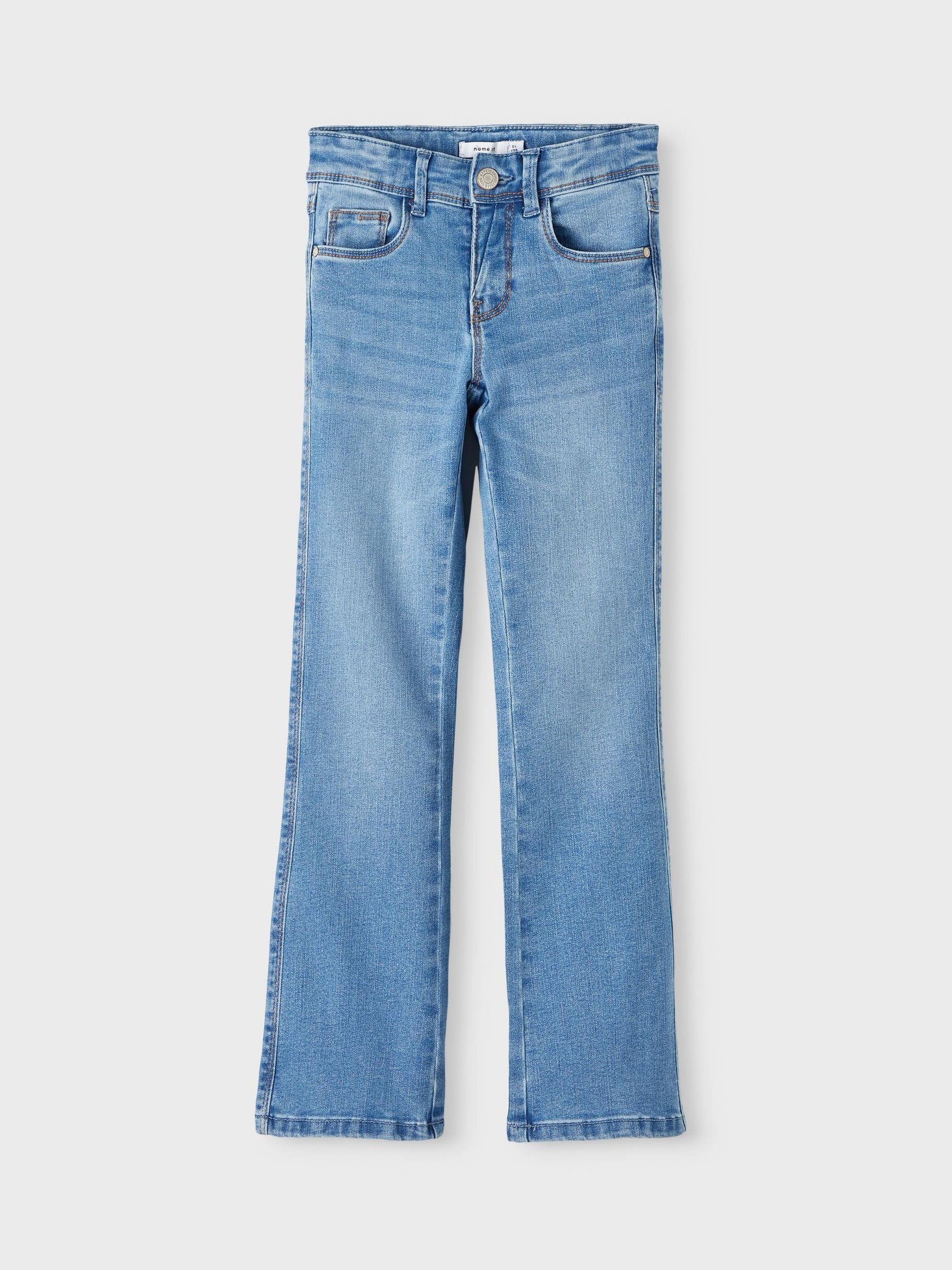 Name It Regular-fit-Jeans Straight Leg Jeans Denim NKFPOLLY NKFPOLLY SKINNY BOOT JEANS 1142-AU NOOS