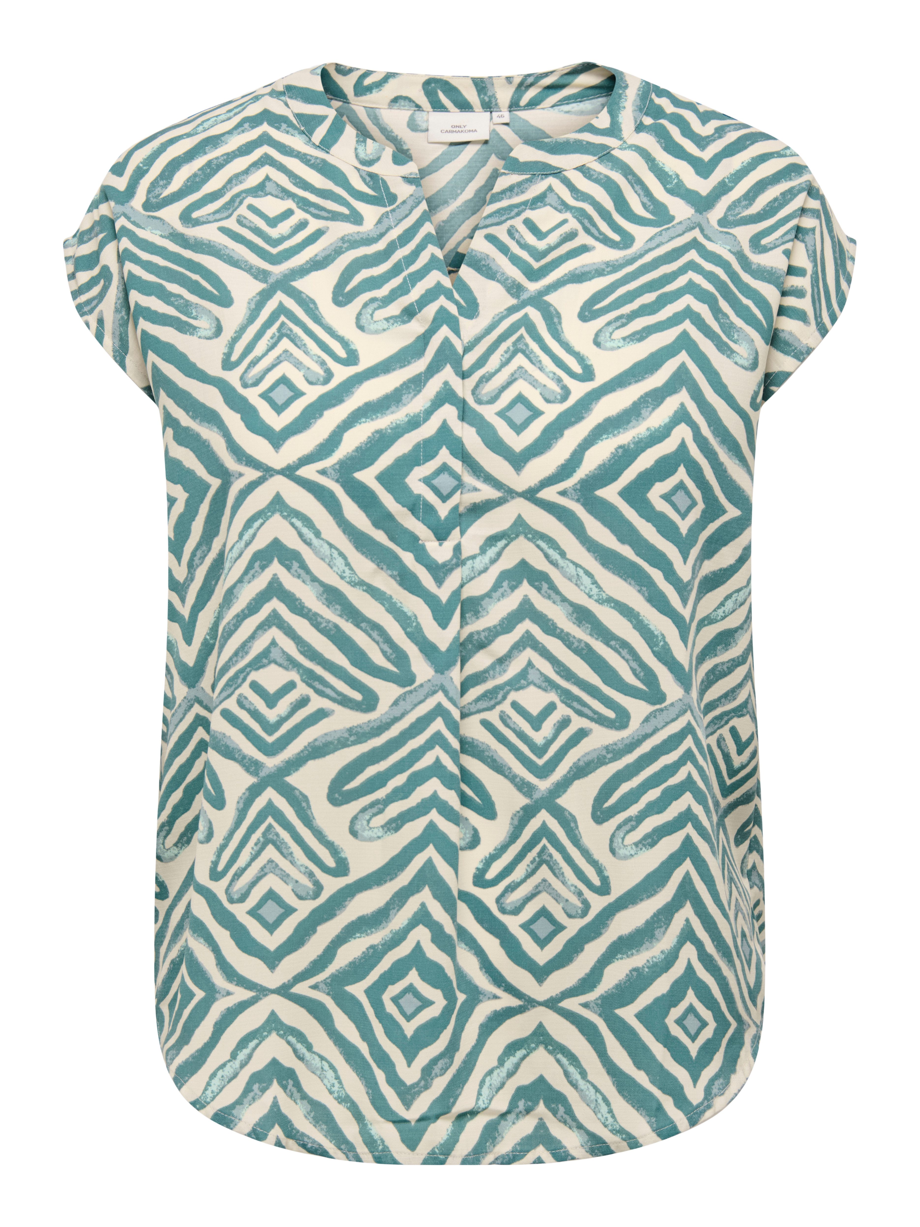 ONLY CARMAKOMA Kurzarmbluse CARSHILLA SL SHIRT günstig online kaufen
