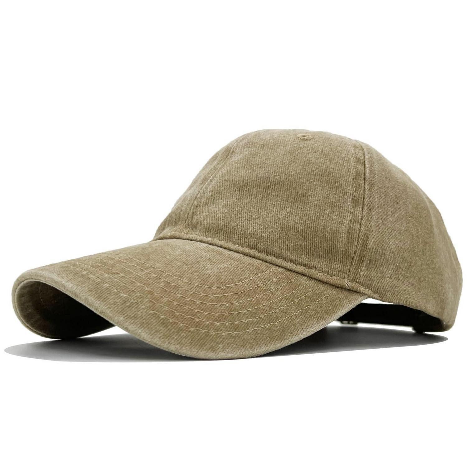 Baseball Cap Baseballcap Herren Damen Einstellbar Sonnenschutz Khaki
