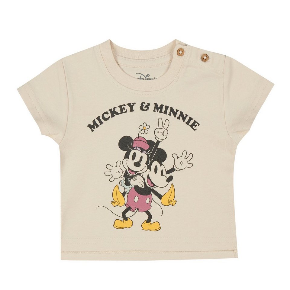 ONOMATO! T-Shirt Minnie und Mickey Mouse Mädchen T-Shirt kurzarm Cradle to  Cradle Mini Maus