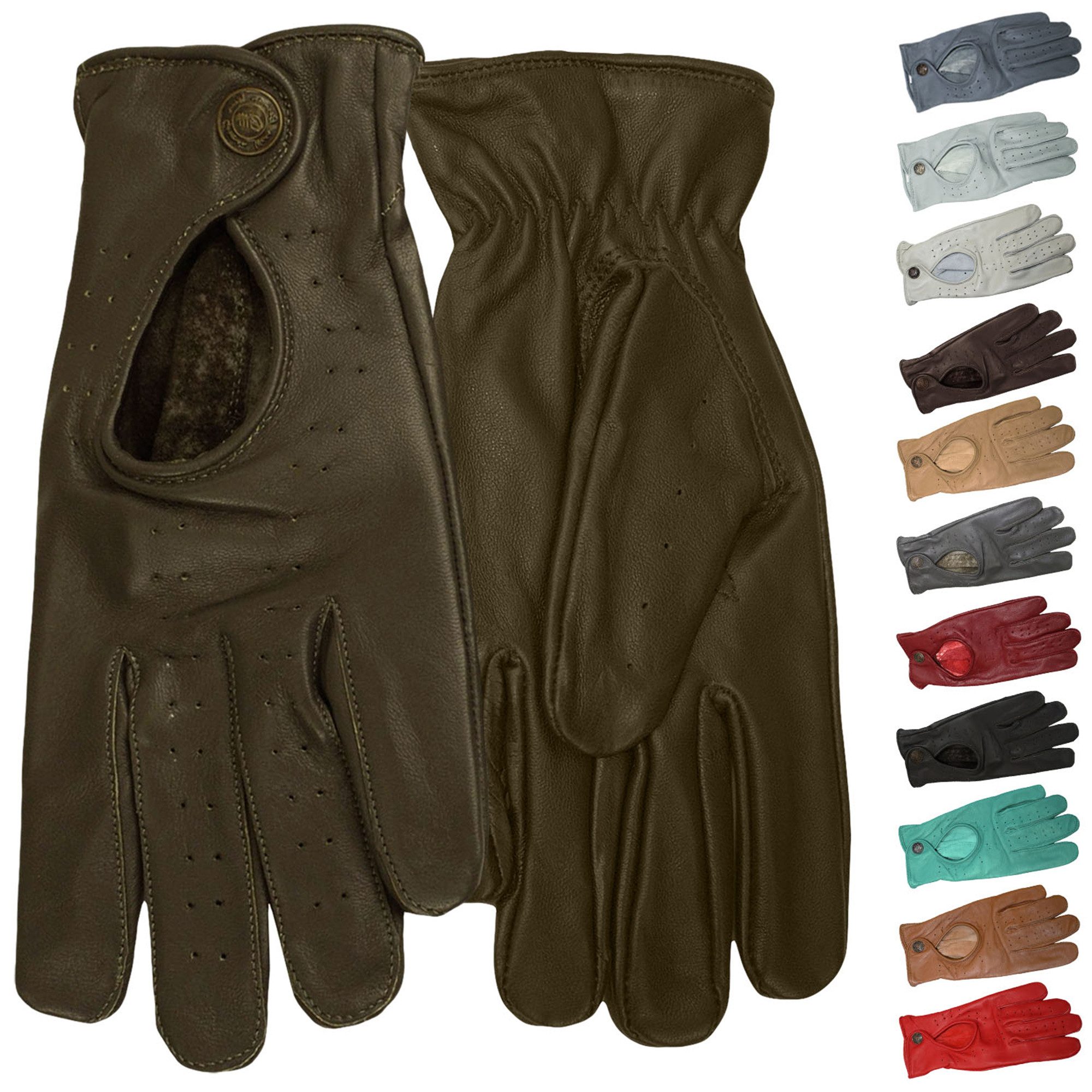 German Wear Lederhandschuhe Driving-GL2 Unisex Driving Autofahrer Lederhand günstig online kaufen