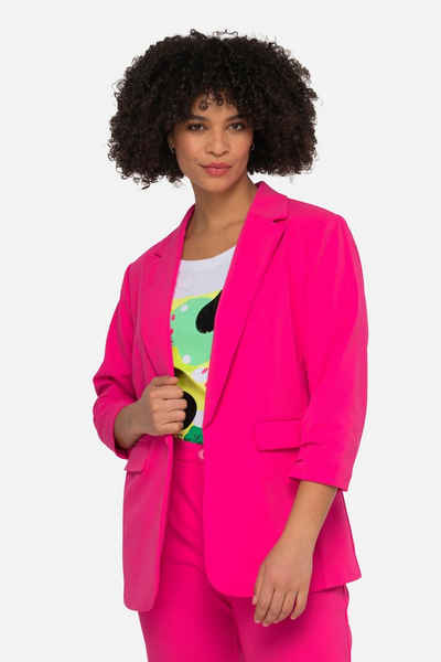 Angel of Style Blusenblazer Blazer offene Form Reverskragen Langarm