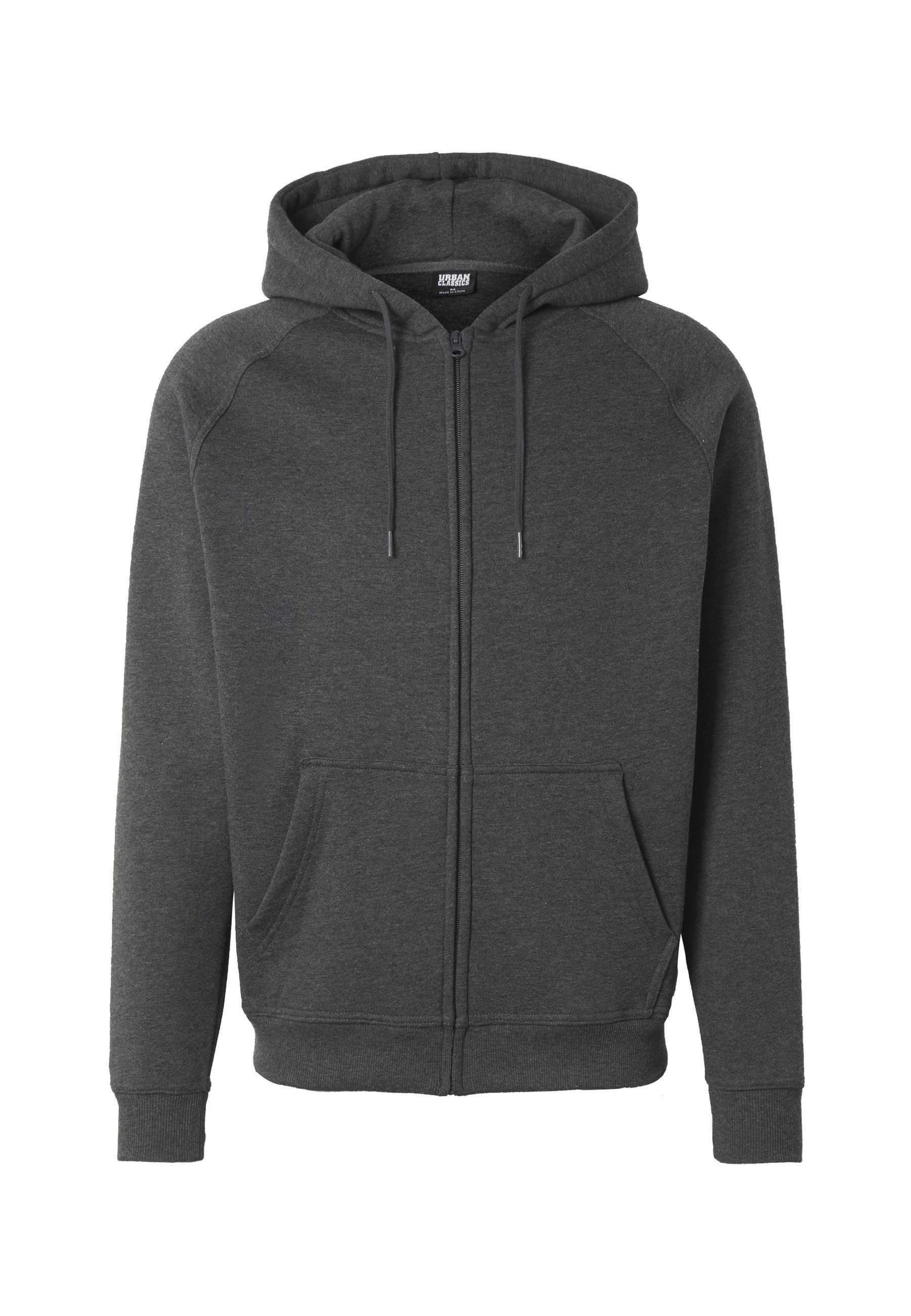 URBAN CLASSICS Kapuzenpullover Urban Classics Herren Zip Hoody (1-tlg)