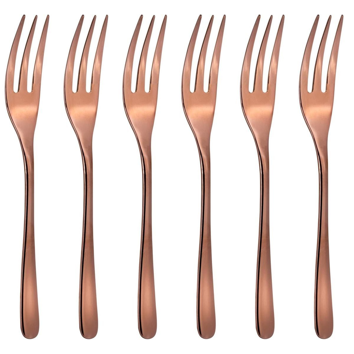 sambonet Besteck-Set Taste Kuchengabelset 6-tlg. copper