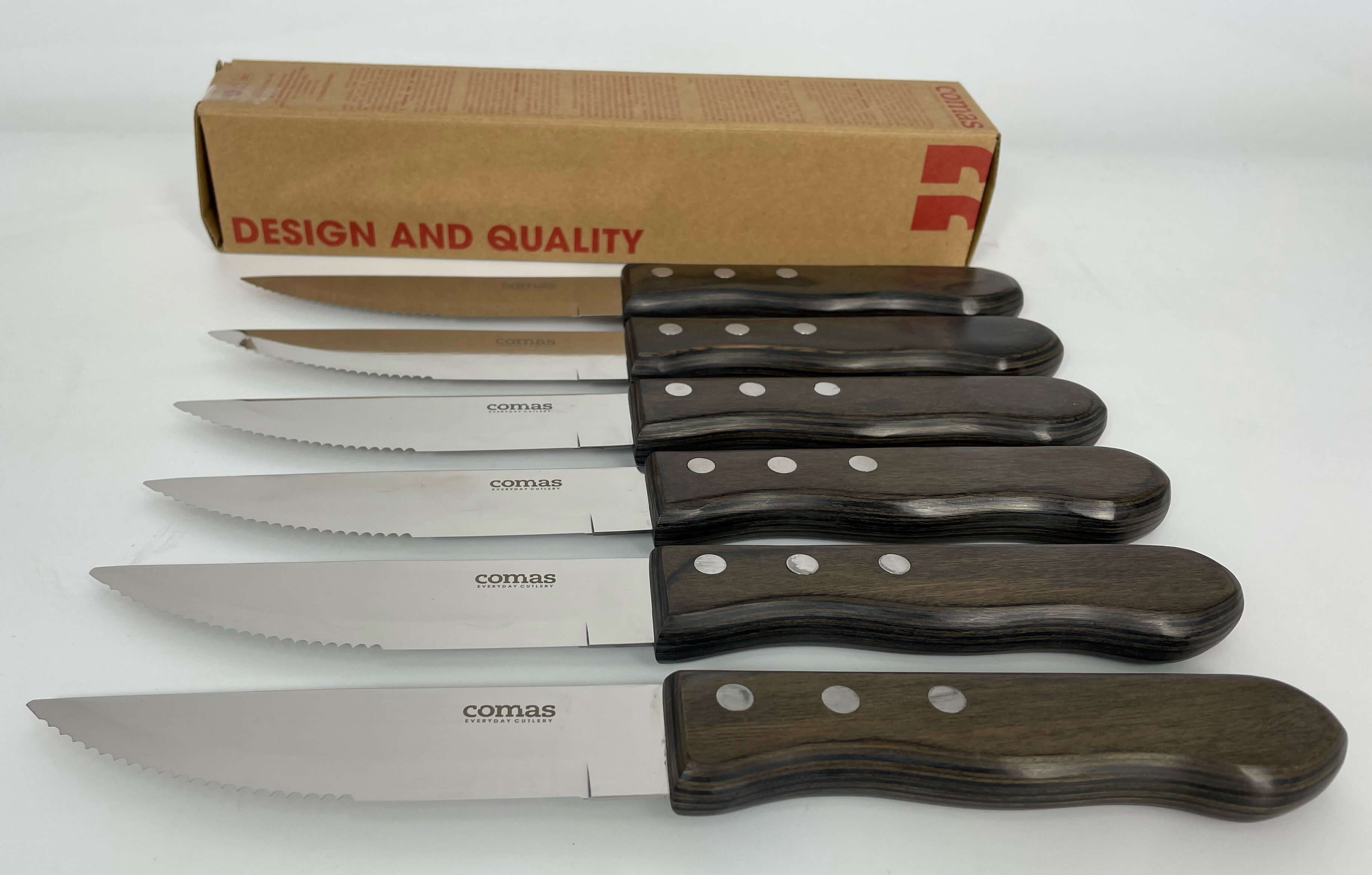 Steakmesser 6er Set Comas Steakmesser Messerset Churrasco Chuletero