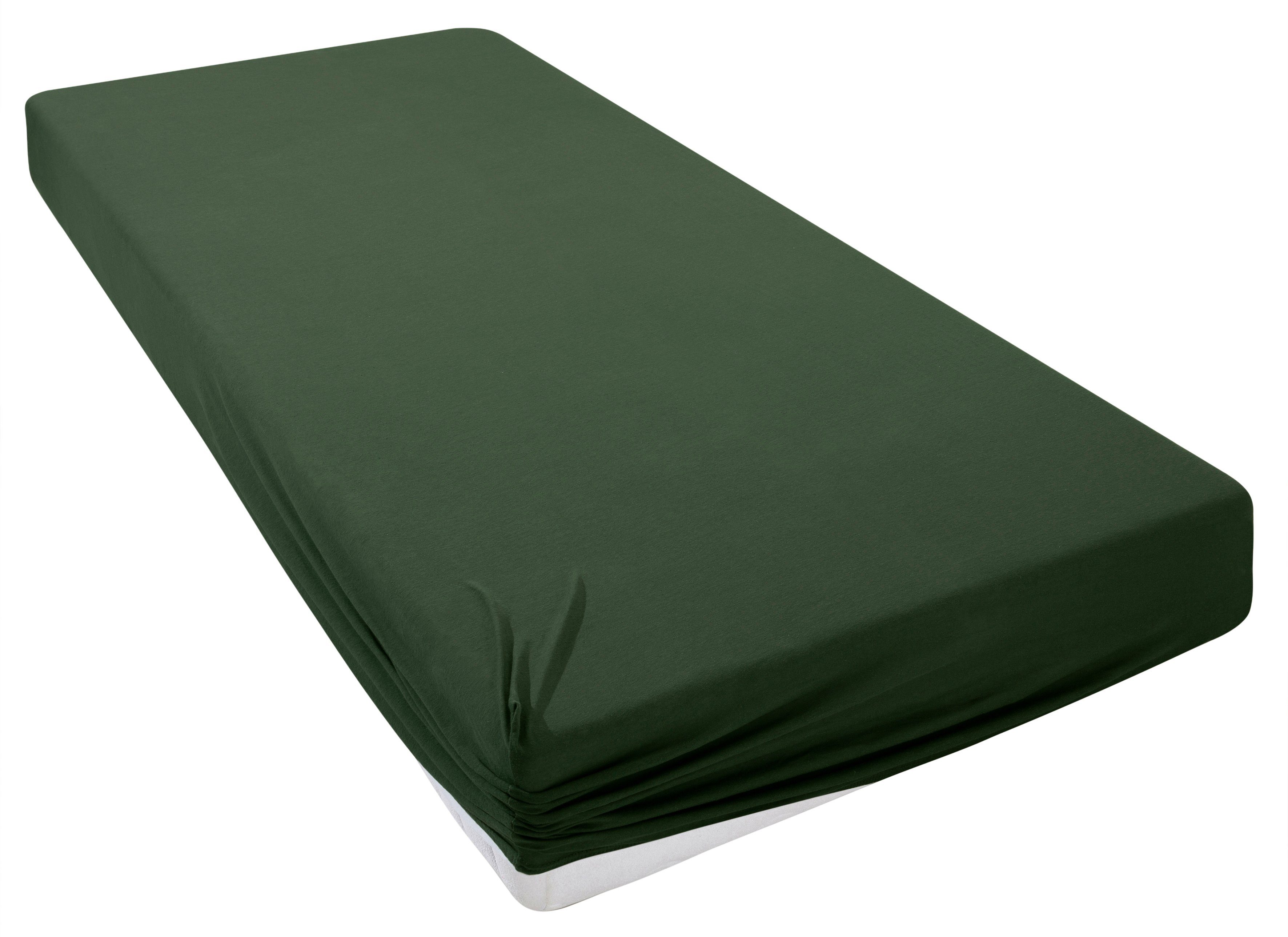 OTTO home Spannbettlaken BLACKBERRY in PREMIUM und BASIC Qualität, 100% Baumwolle, Jersey (110 g/m), Gummizug: rundum, (1 Stück), für hohe Matratzen bis 28 cm,  – Bild 3 von 5