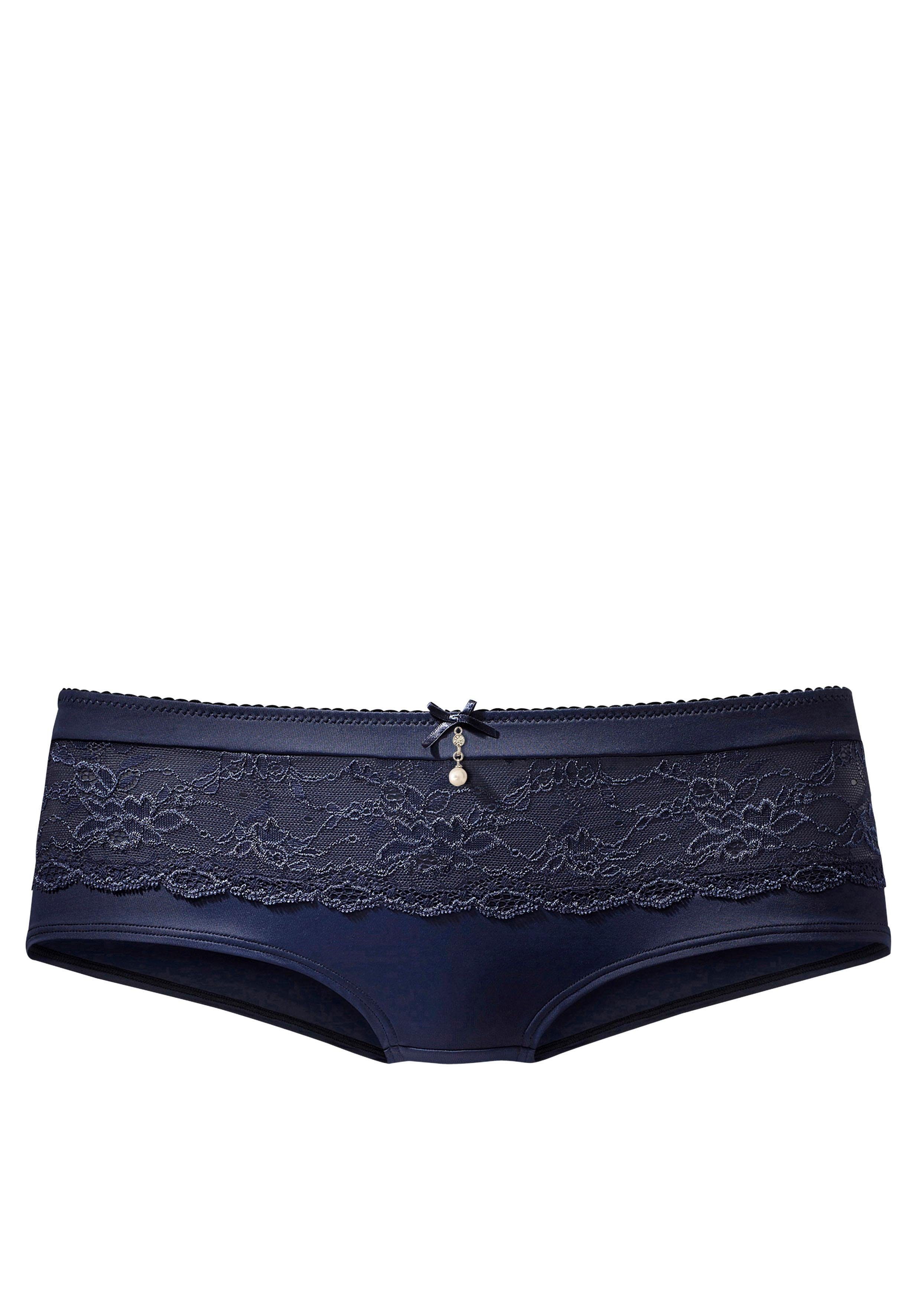 LASCANA Panty Nina mit transparenter Spitze vorne, als Dessous-Set kombinierbar – Bild 2 von 4