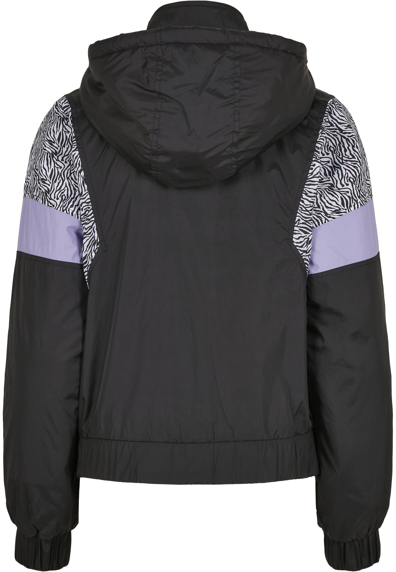 Jacket black/zebra Mixed Pull Ladies Over CLASSICS (1-St) Damen AOP URBAN Outdoorjacke