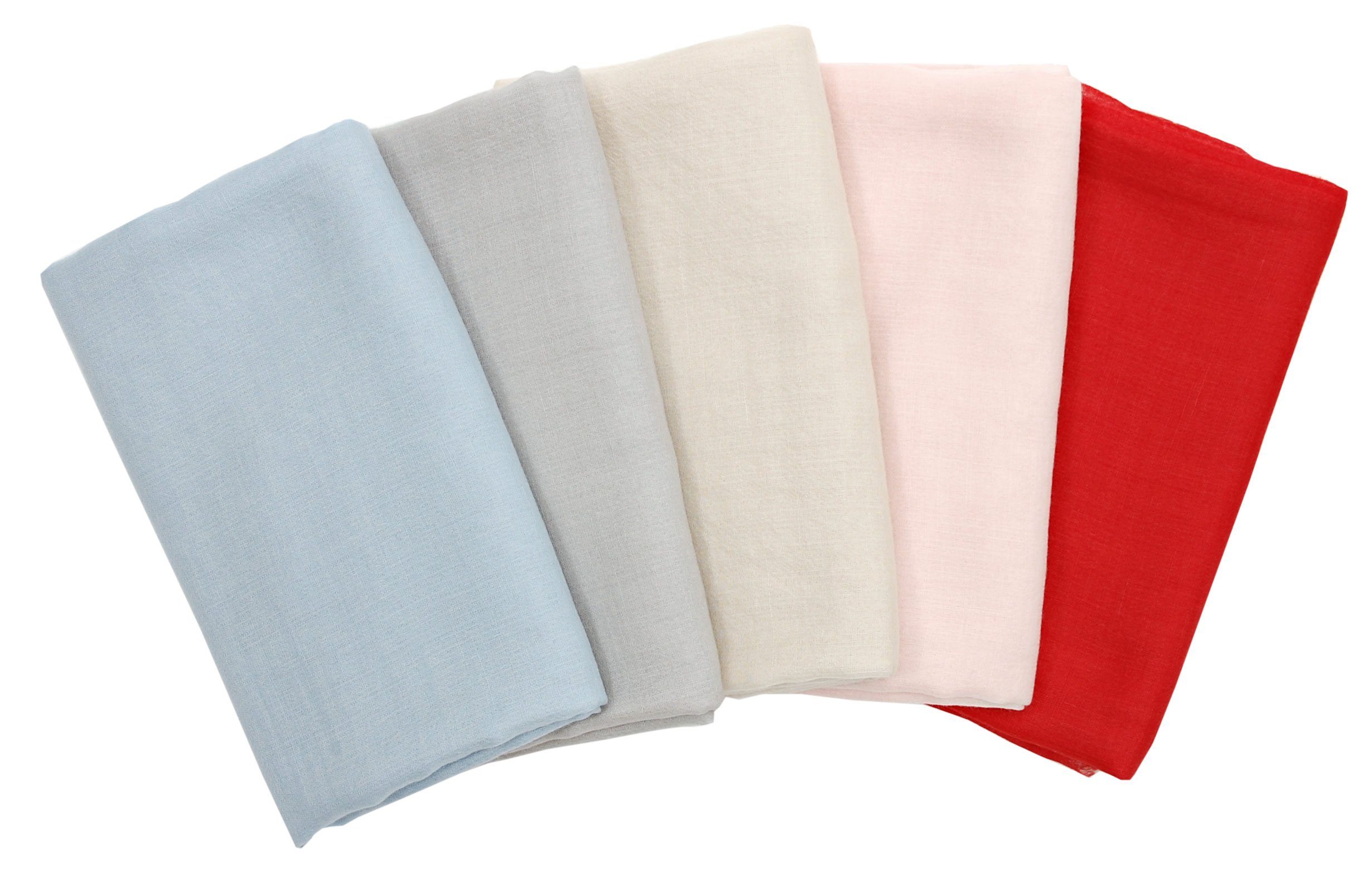 Bovari Kaschmirschal Kaschmir Schal Damen - 100% Kaschmir - extra leicht / extra dünn, - Premium Cashmere - hauchzarter Sommerschal - 200 x 70 cm – Bild 4 von 5