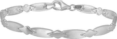 SilberDream Silberarmband SilberDream Armschmuck 18,5cm silber (Armband), Damen Armband (Muster) ca. 18,5cm, 925 Sterling Silber, Farbe: silber