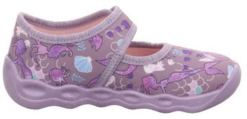 Superfit BUBBLE WMS: mittel Hausschuh Ballerina, Klettschuh, Kindergarten Schuh mit Klettverschluss