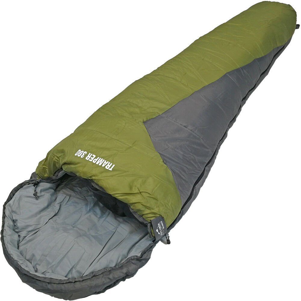 EXPLORER Mumienschlafsack Tramper 300 Camping Schlafsack 230x80x55cm Outdoor -16°C