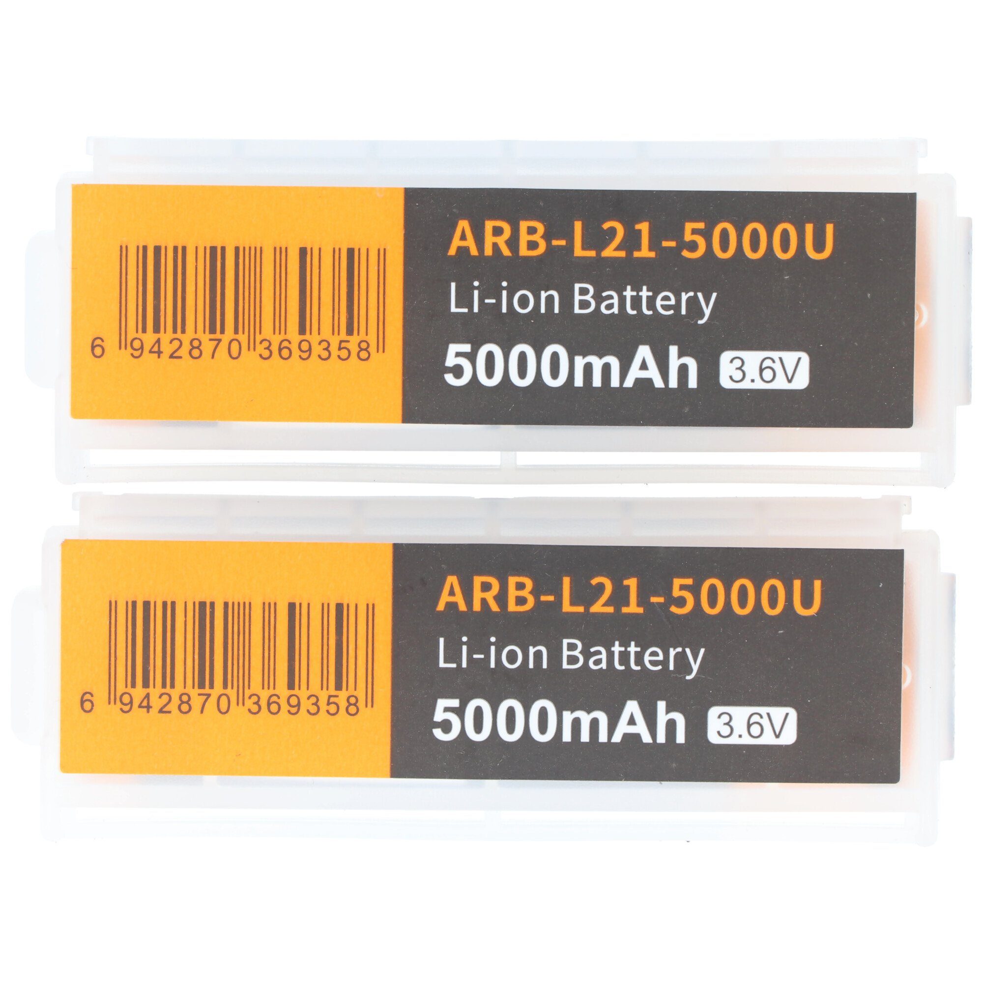 Fenix 21700 USB Abmessungen Akku 5000 Li-ion ARE-L21-5000U Akku 76x21,5mm mAh 21700 (3,7 Fenix V)