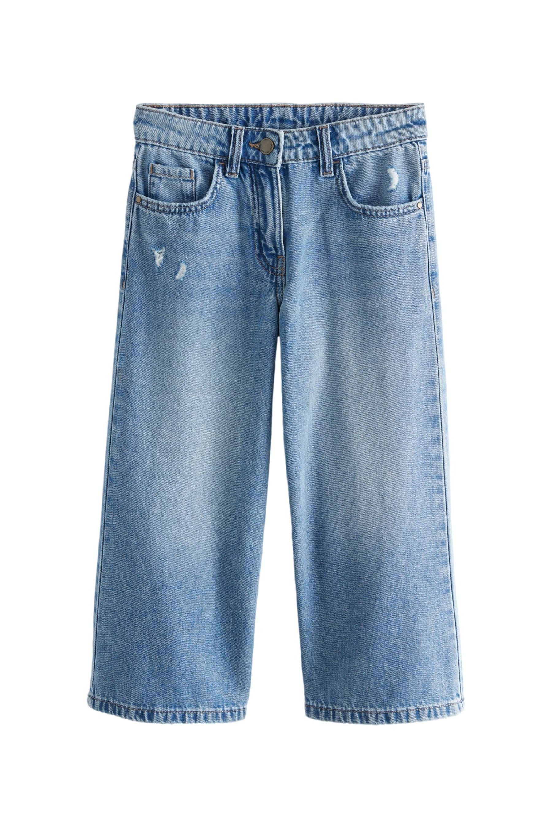 Next Weite Jeans Weite Jeans aus 100 % Baumwolle (1-tlg)