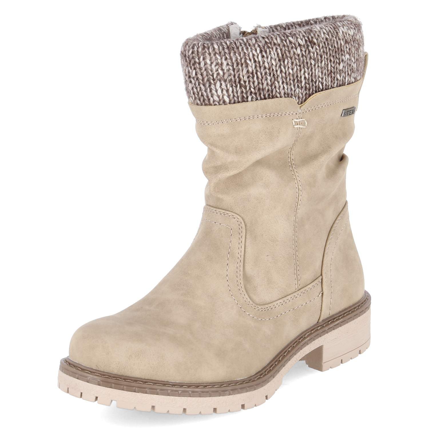Jane Klain Jane Klain 254743000/328 Damen Textil & Synthetik hellbraun Winterstiefel